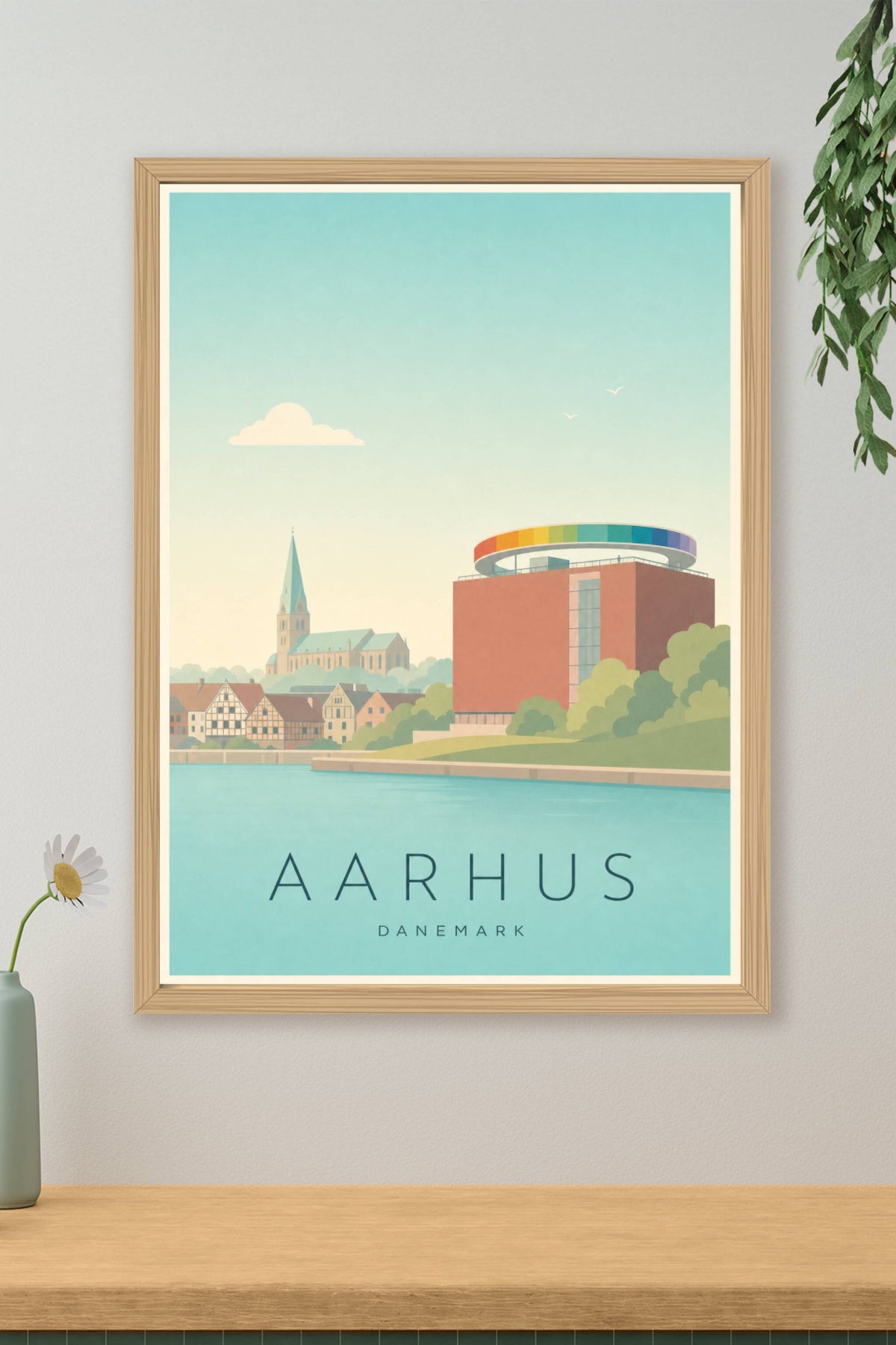 Affiche d'Aarhus - Poster Calme