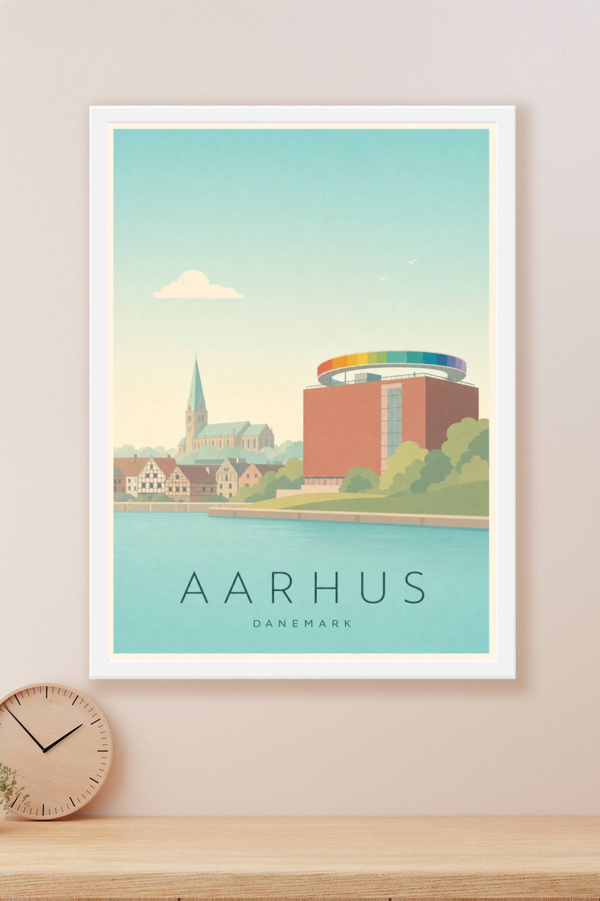 Affiche d'Aarhus - Poster Calme