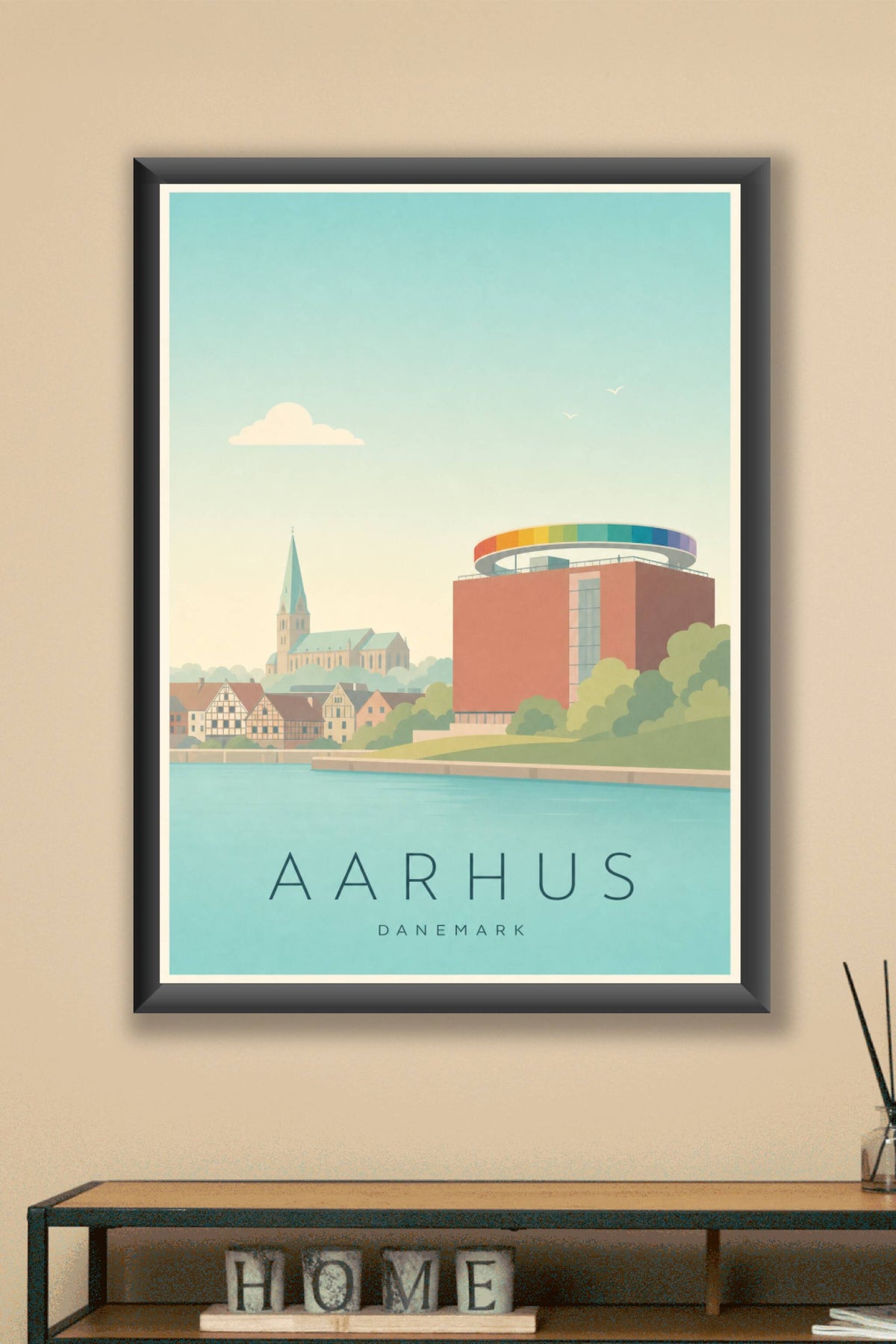 Affiche d'Aarhus - Poster Calme