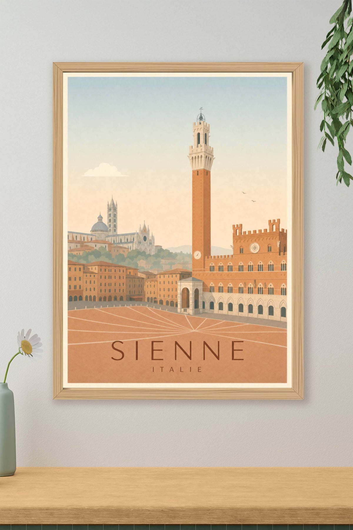 Affiche de Sienne - Poster Calme