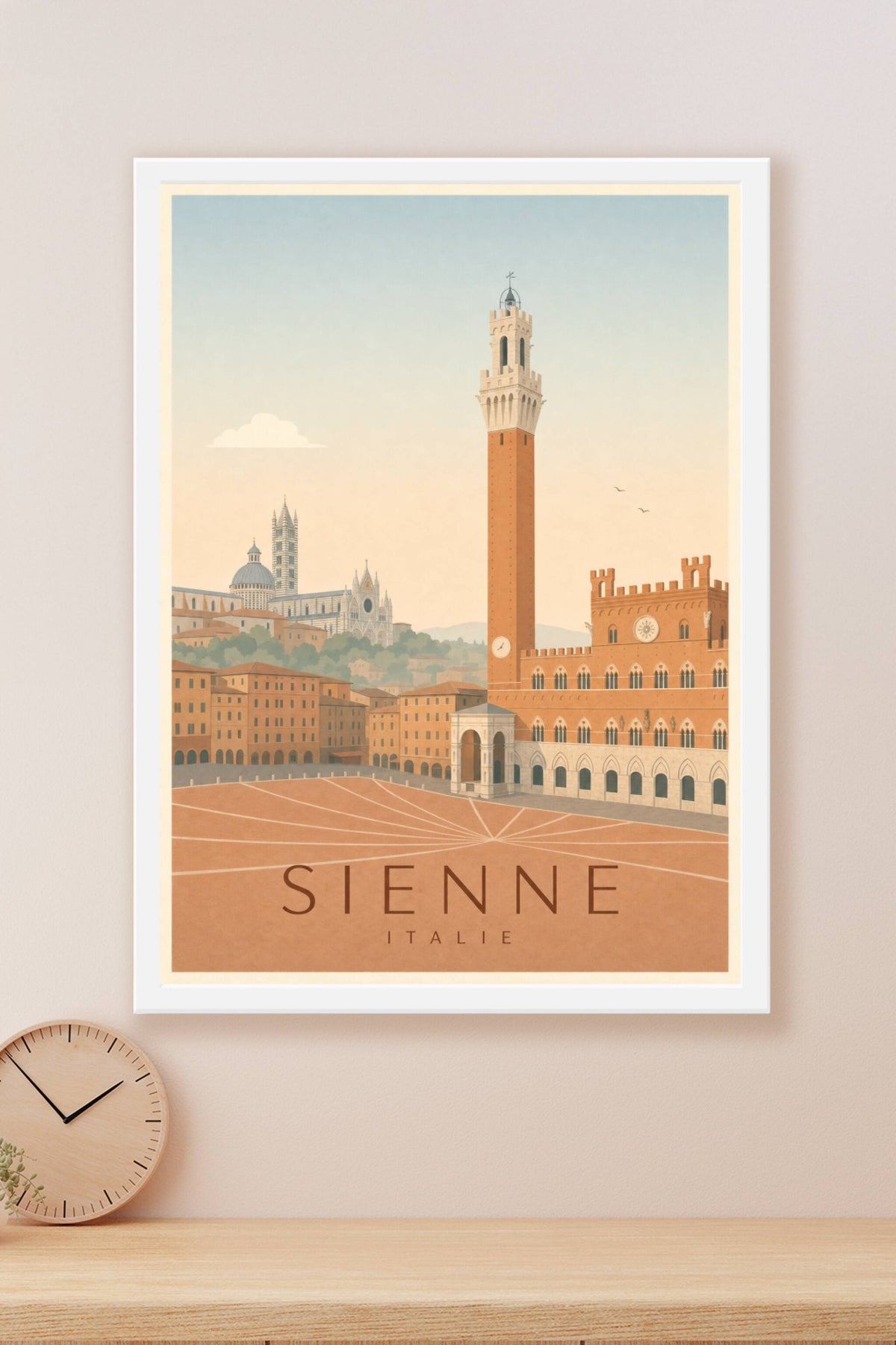 Affiche de Sienne - Poster Calme