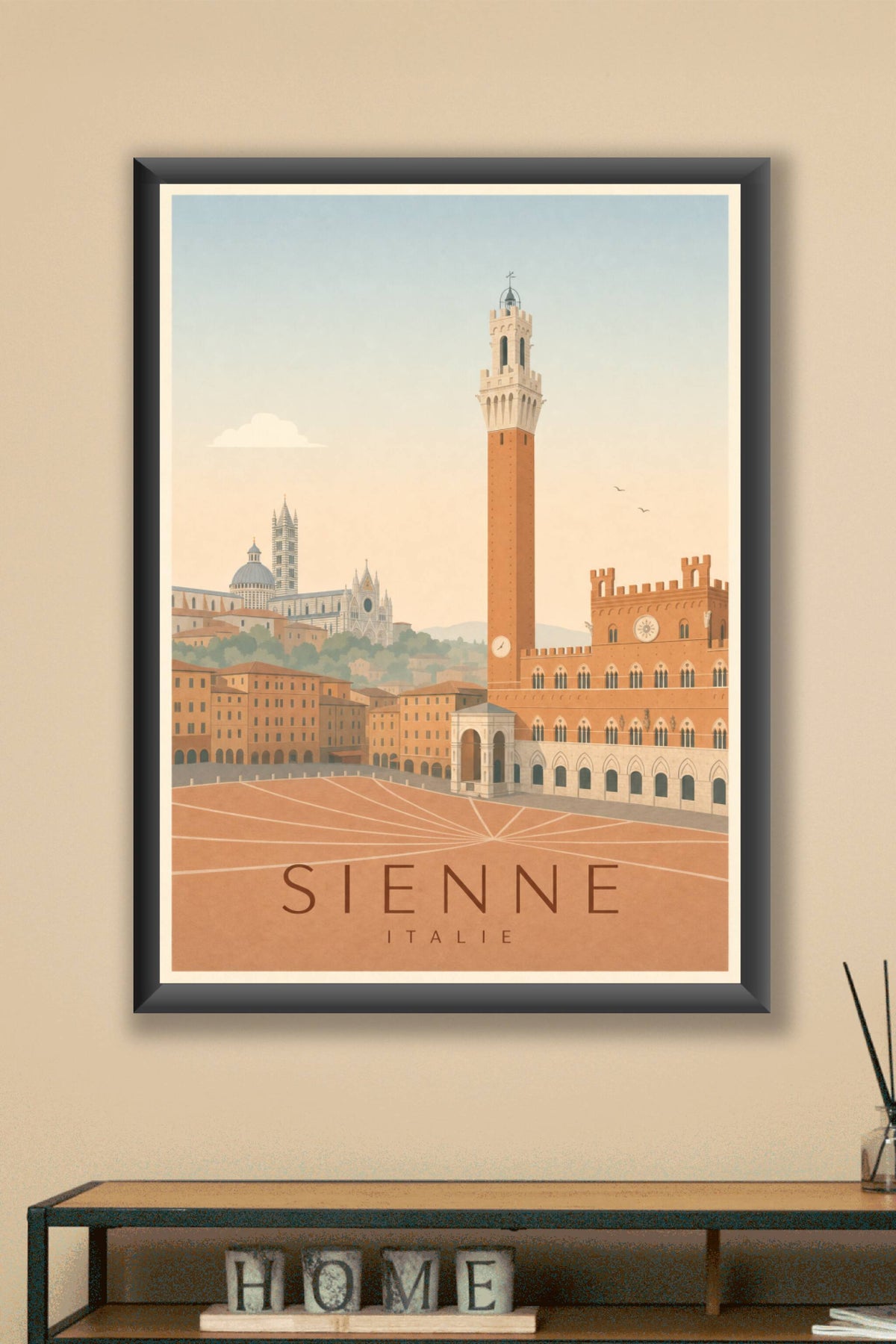 Affiche de Sienne - Poster Calme
