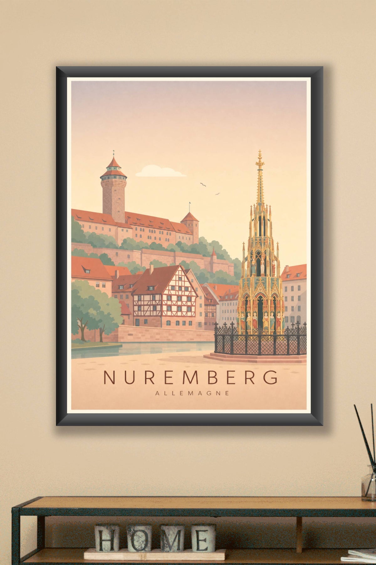 Affiche de Nuremberg - Poster Calme