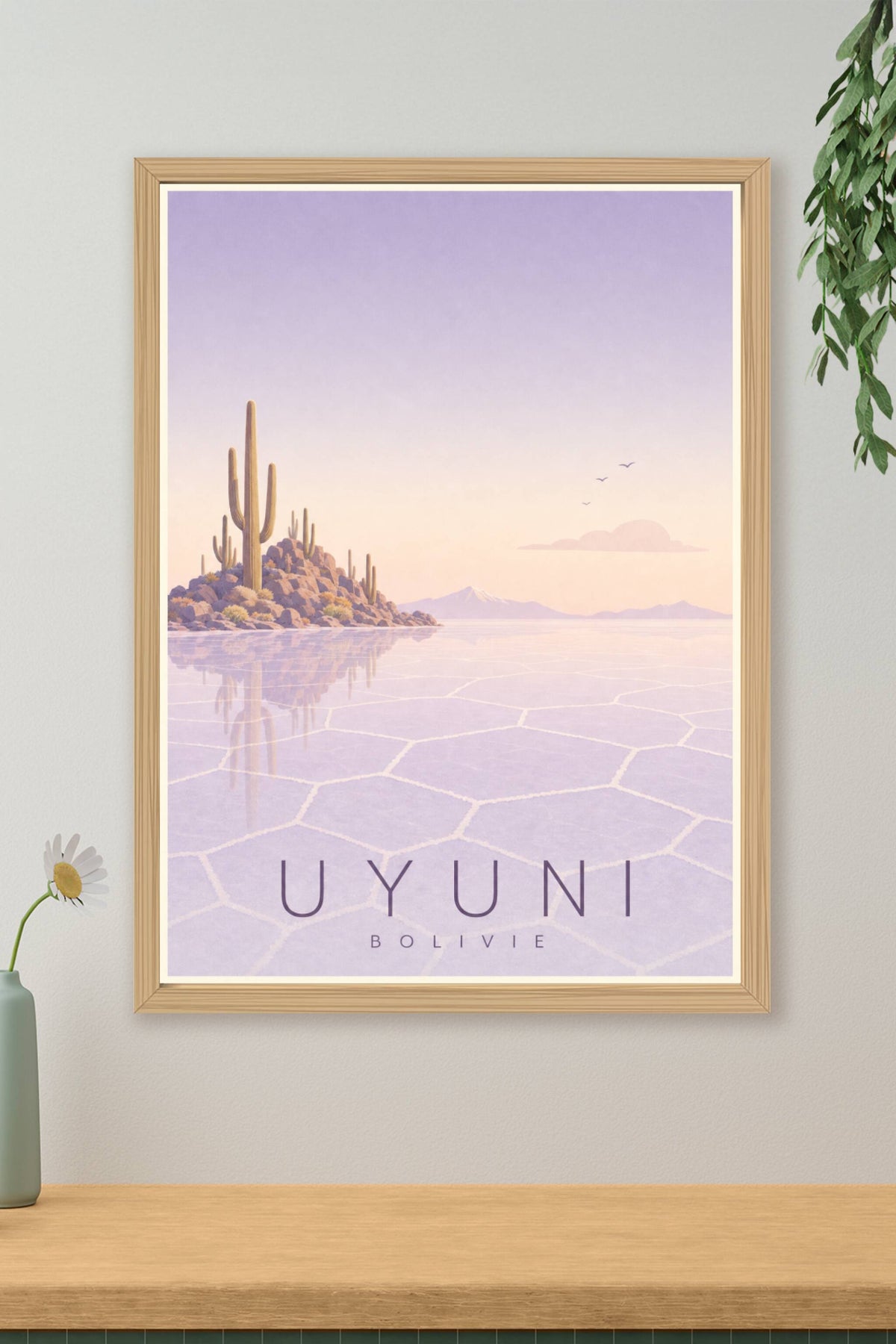 Affiche d'Uyuni - Poster Calme