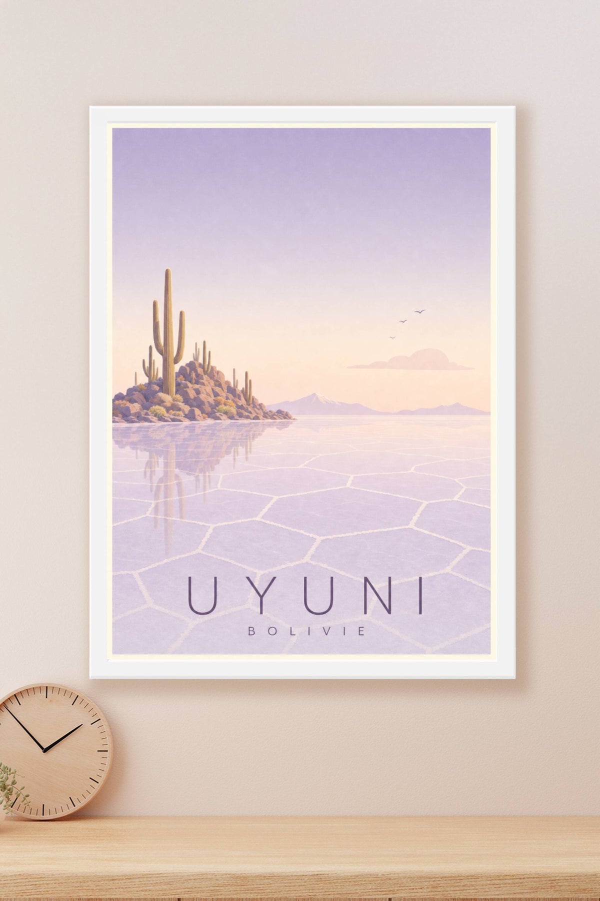 Affiche d'Uyuni - Poster Calme