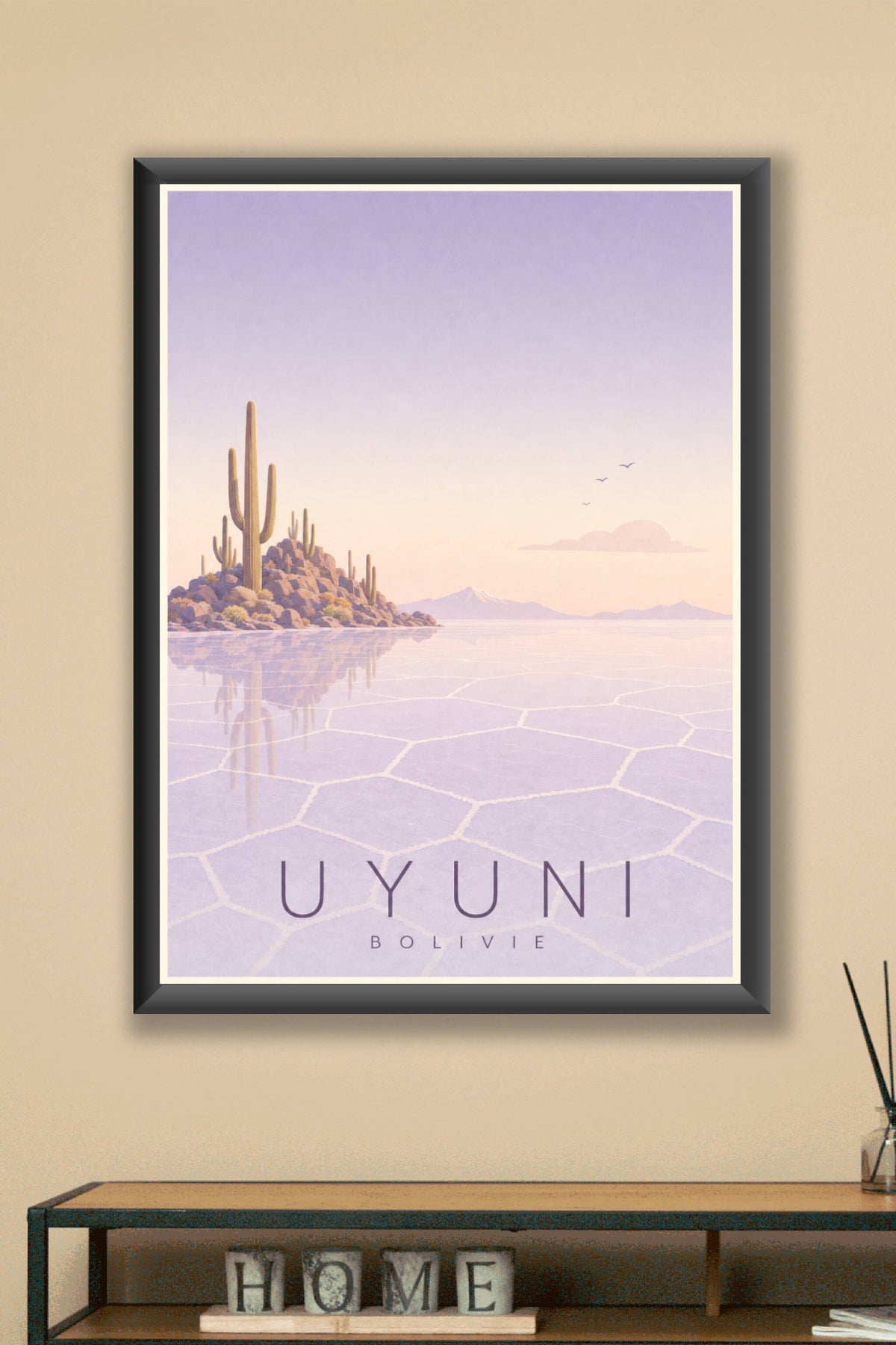 Affiche d'Uyuni - Poster Calme