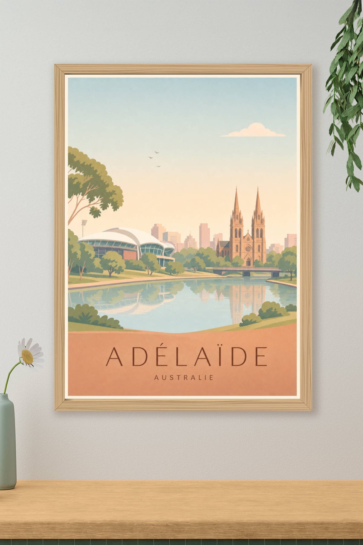 Affiche d'Adélaïde - Poster Calme