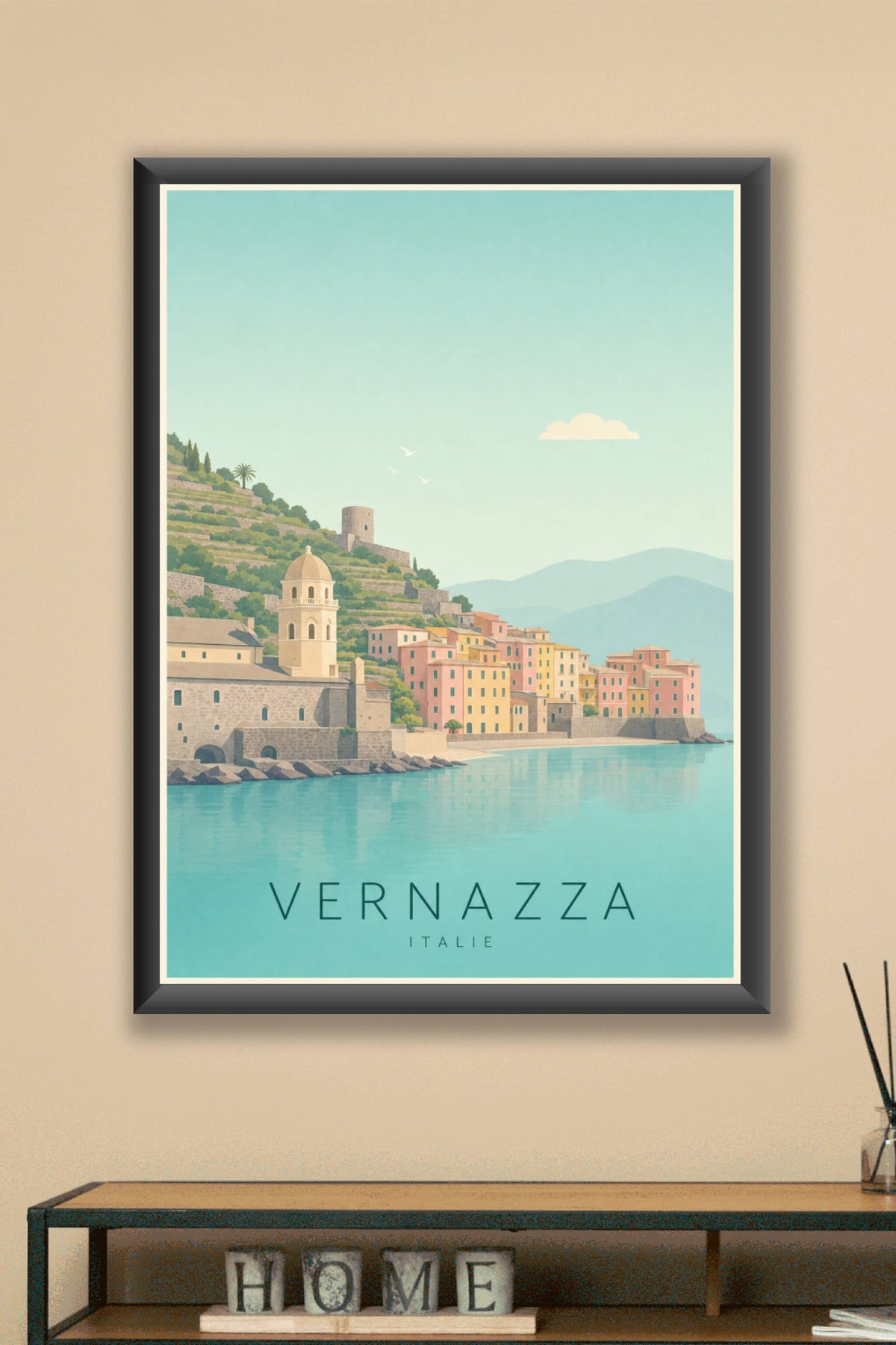Affiche de Vernazza - Poster Calme