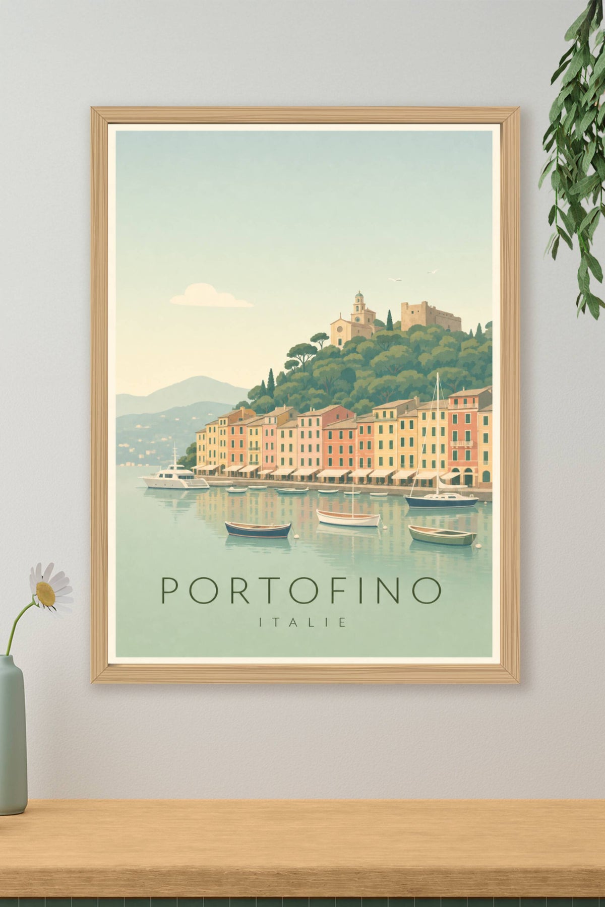 Affiche de Portofino - Poster Calme