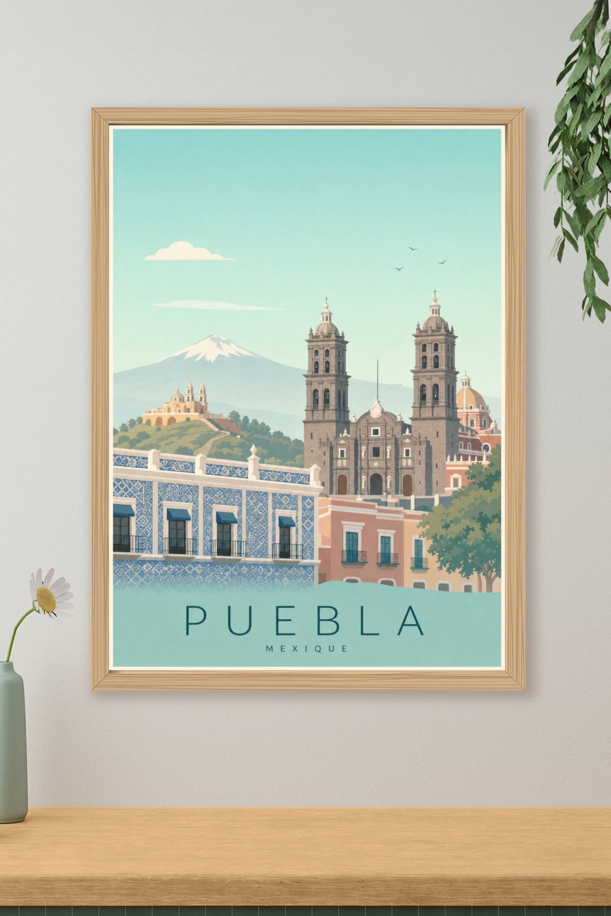 Affiche de Puebla - Poster Calme