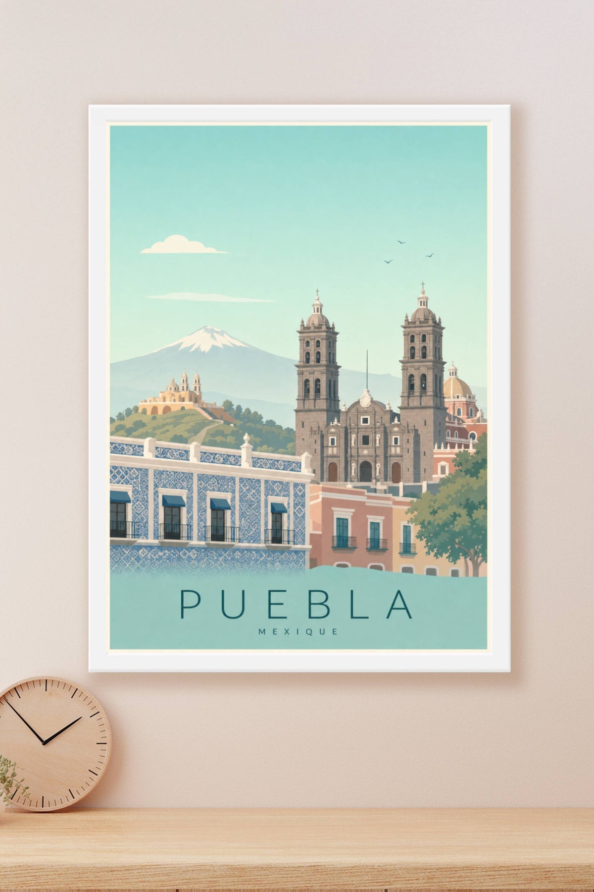 Affiche de Puebla - Poster Calme