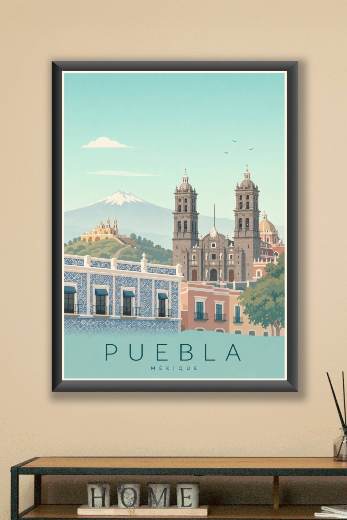 Affiche de Puebla - Poster Calme