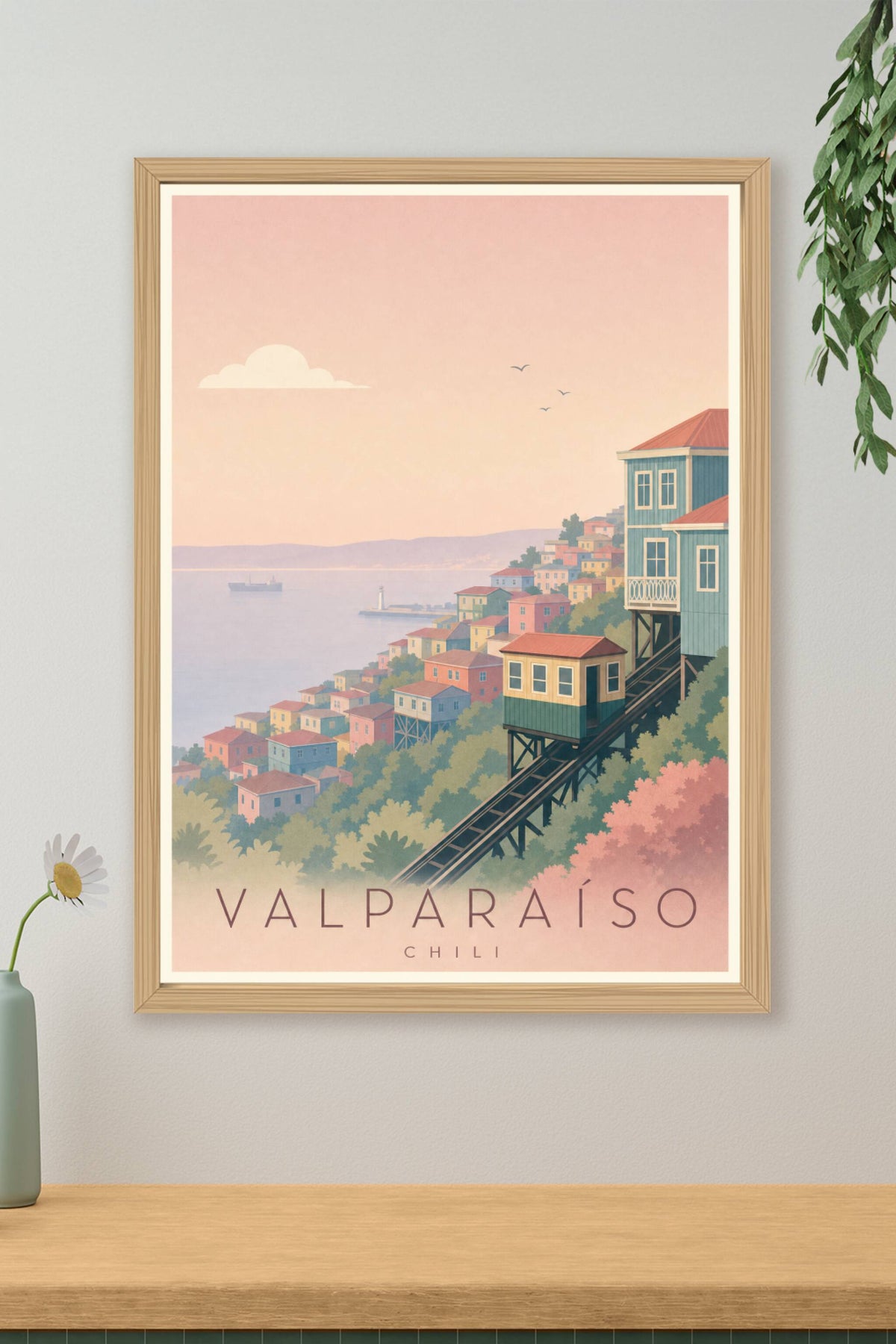 Affiche de Valparaíso - Poster Calme