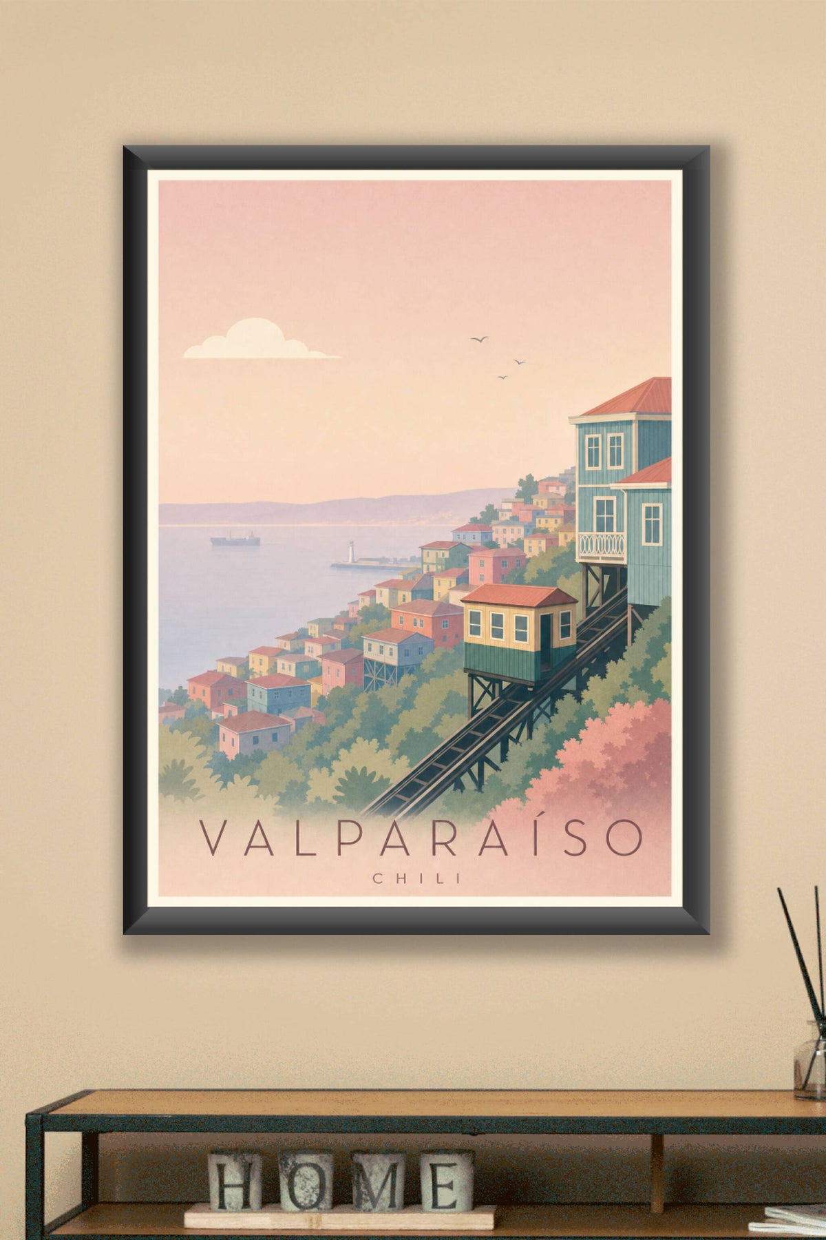 Affiche de Valparaíso - Poster Calme