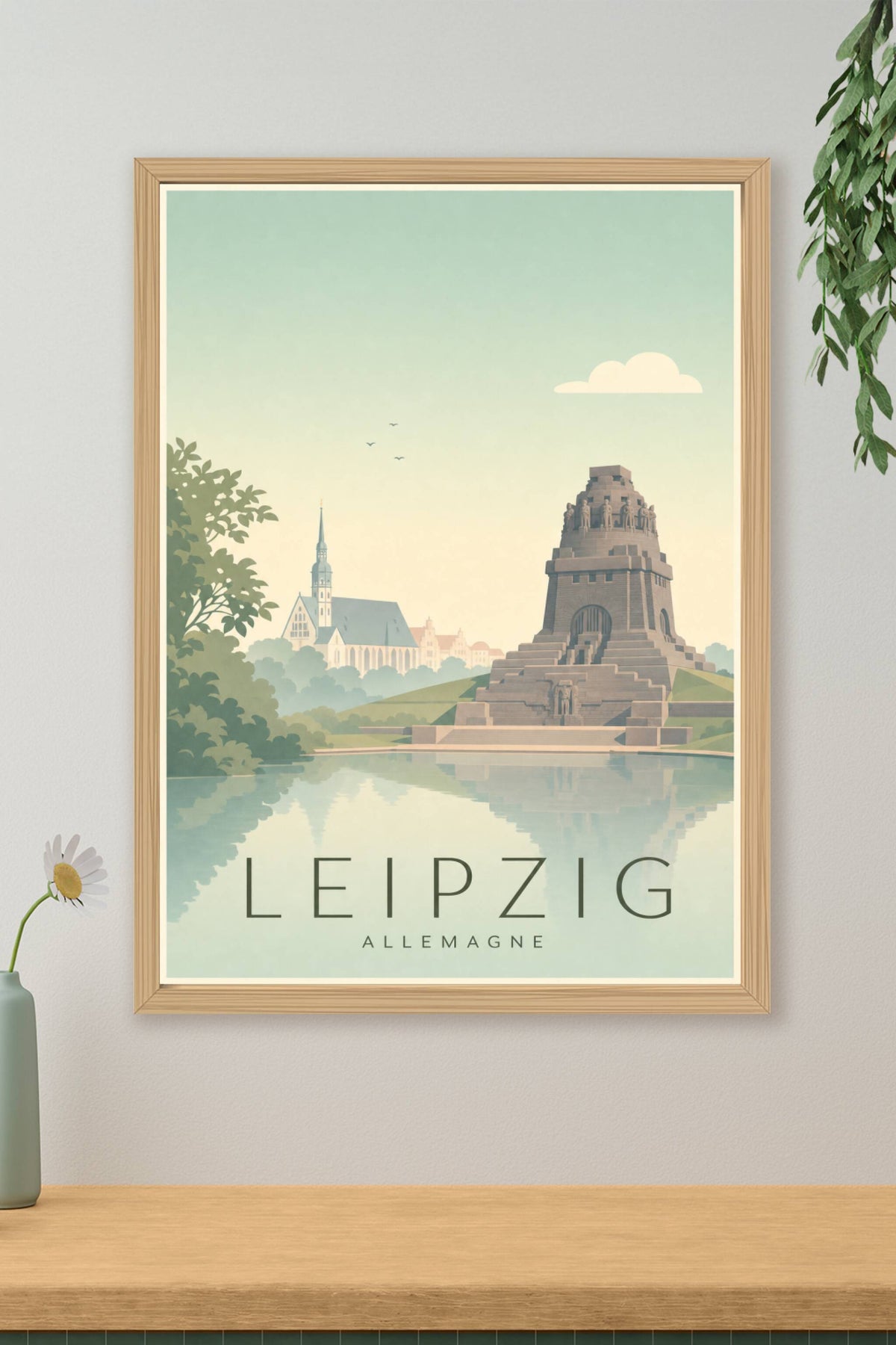 Affiche de Leipzig - Poster Calme