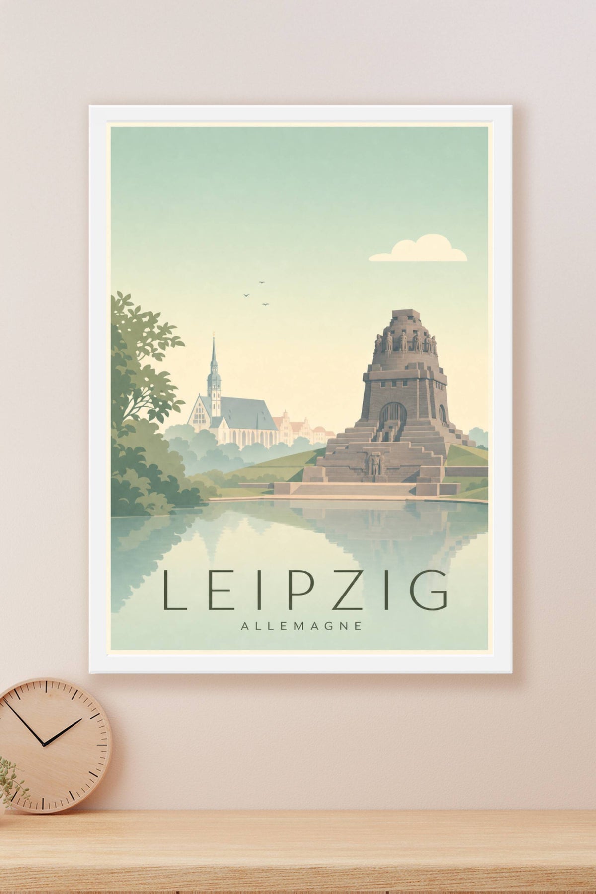Affiche de Leipzig - Poster Calme