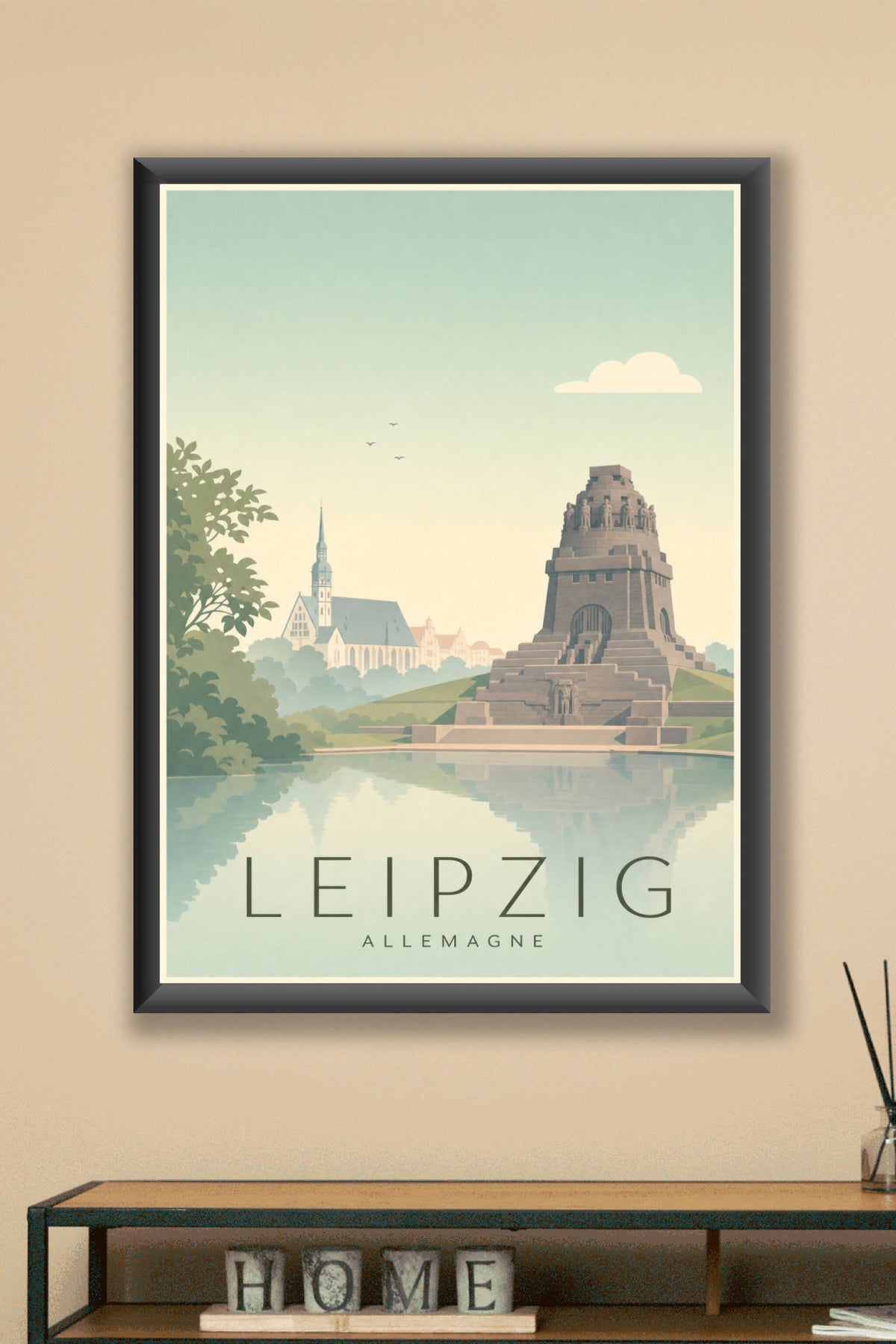 Affiche de Leipzig - Poster Calme
