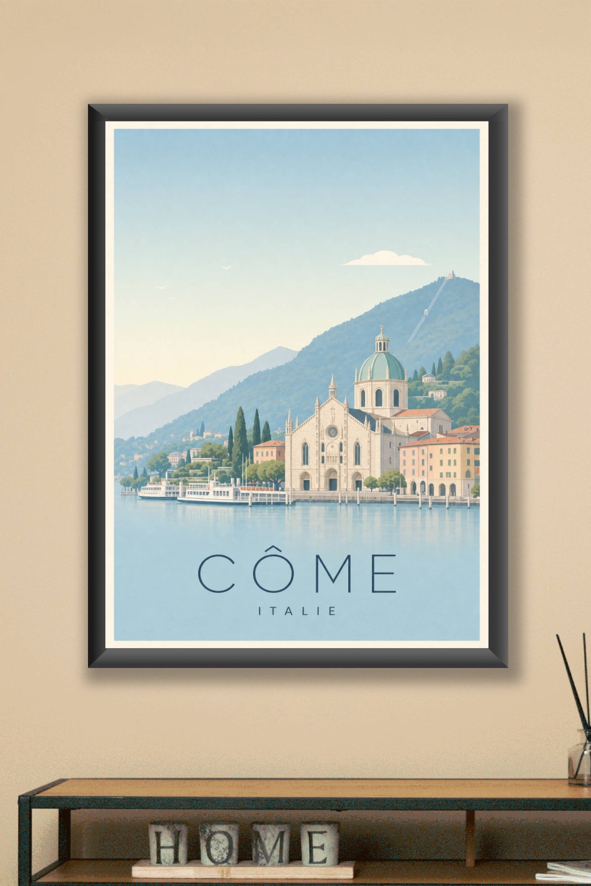 Affiche de Côme - Poster Calme