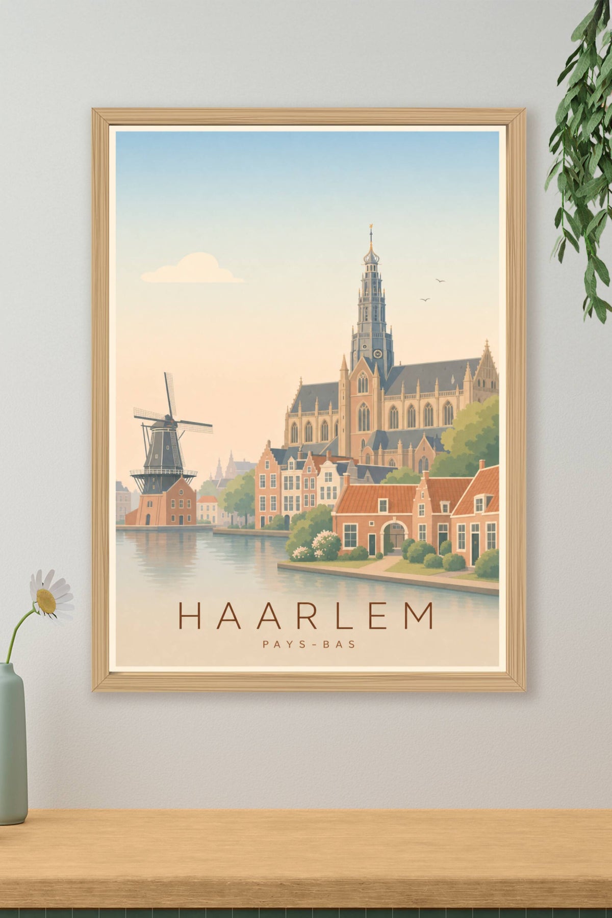 Affiche de Haarlem - Poster Calme