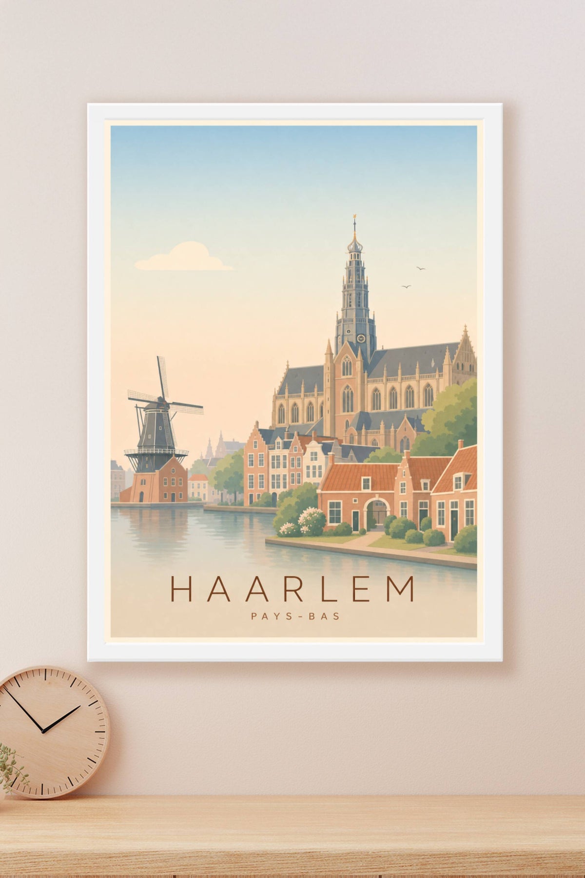 Affiche de Haarlem - Poster Calme