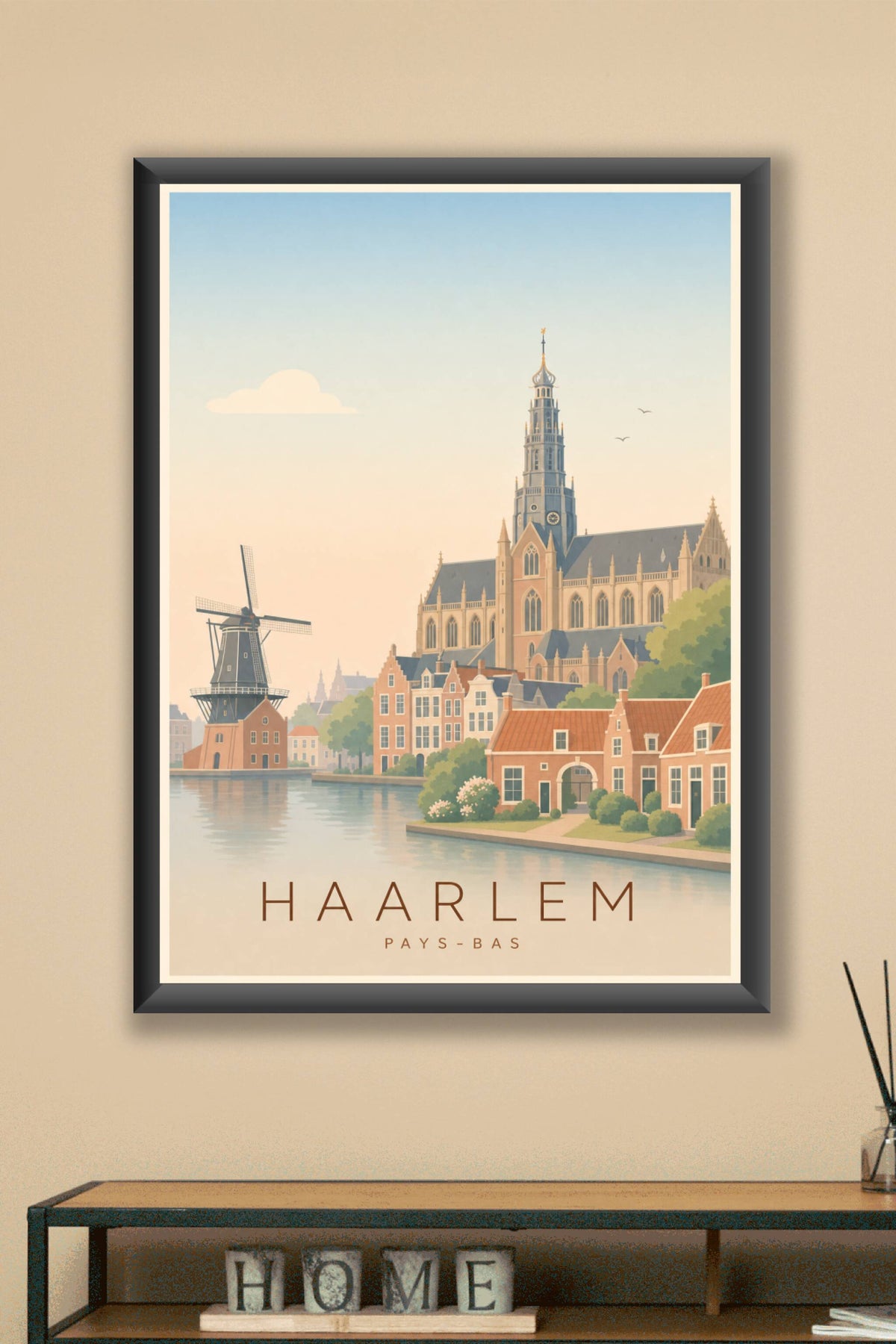 Affiche de Haarlem - Poster Calme