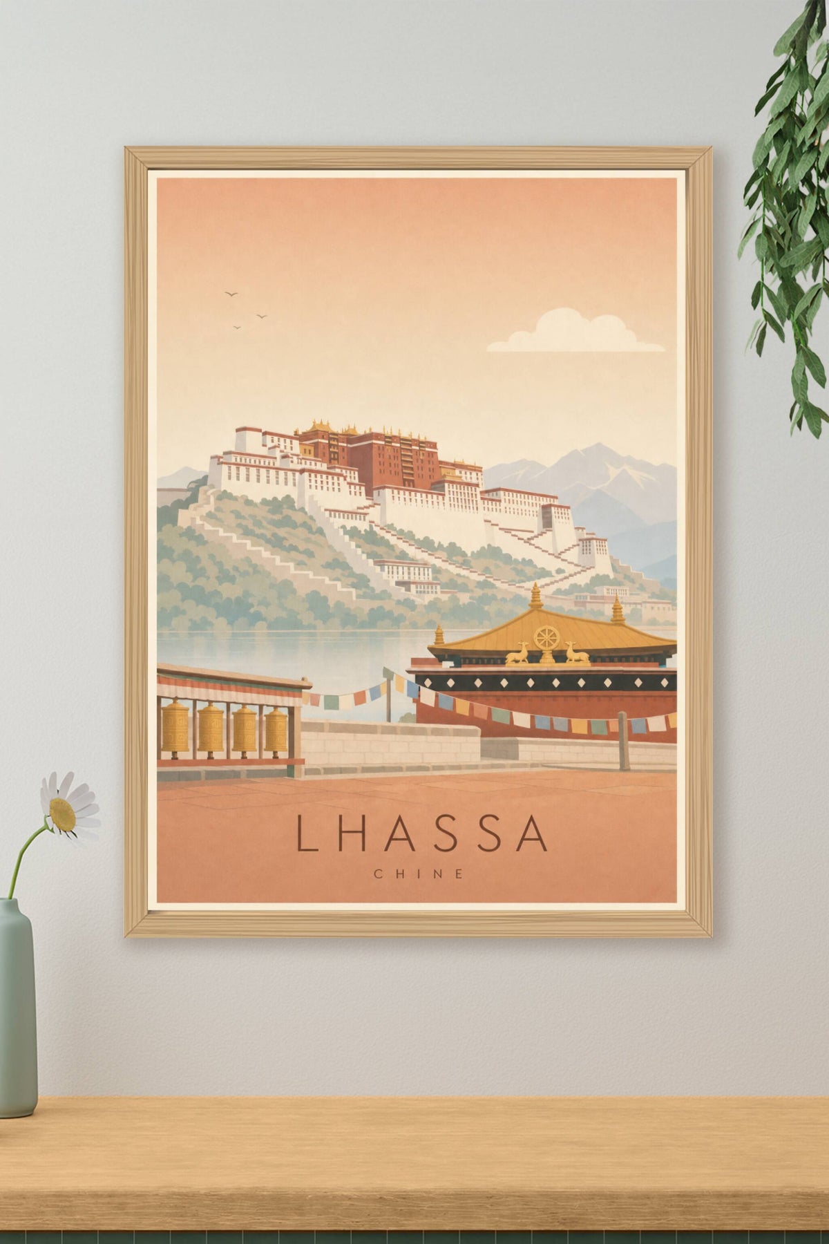 Affiche de Lhassa - Poster Calme