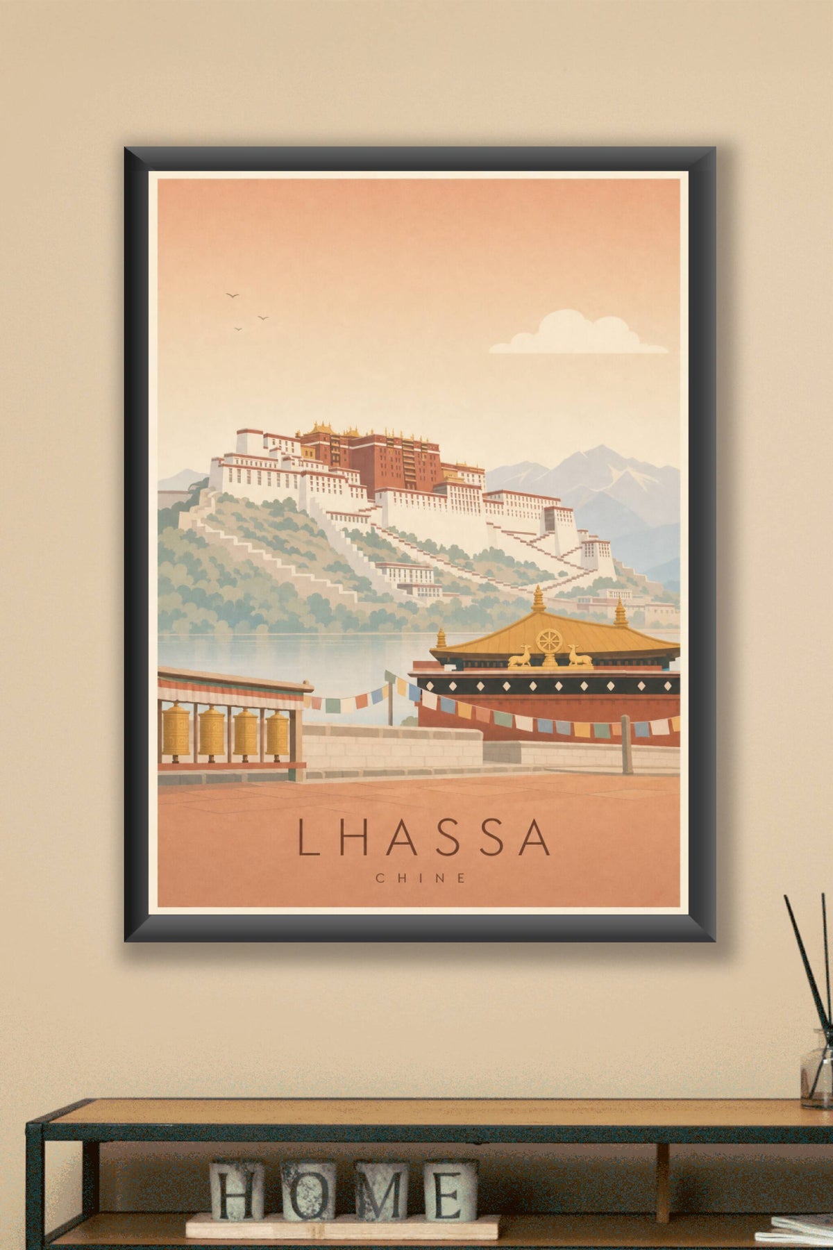 Affiche de Lhassa - Poster Calme