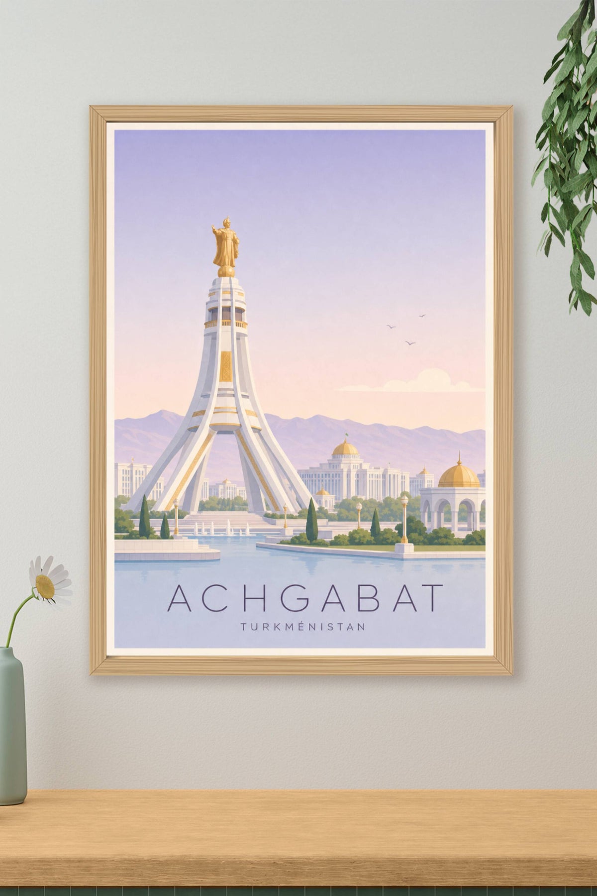 Affiche d'Achgabat - Poster Calme