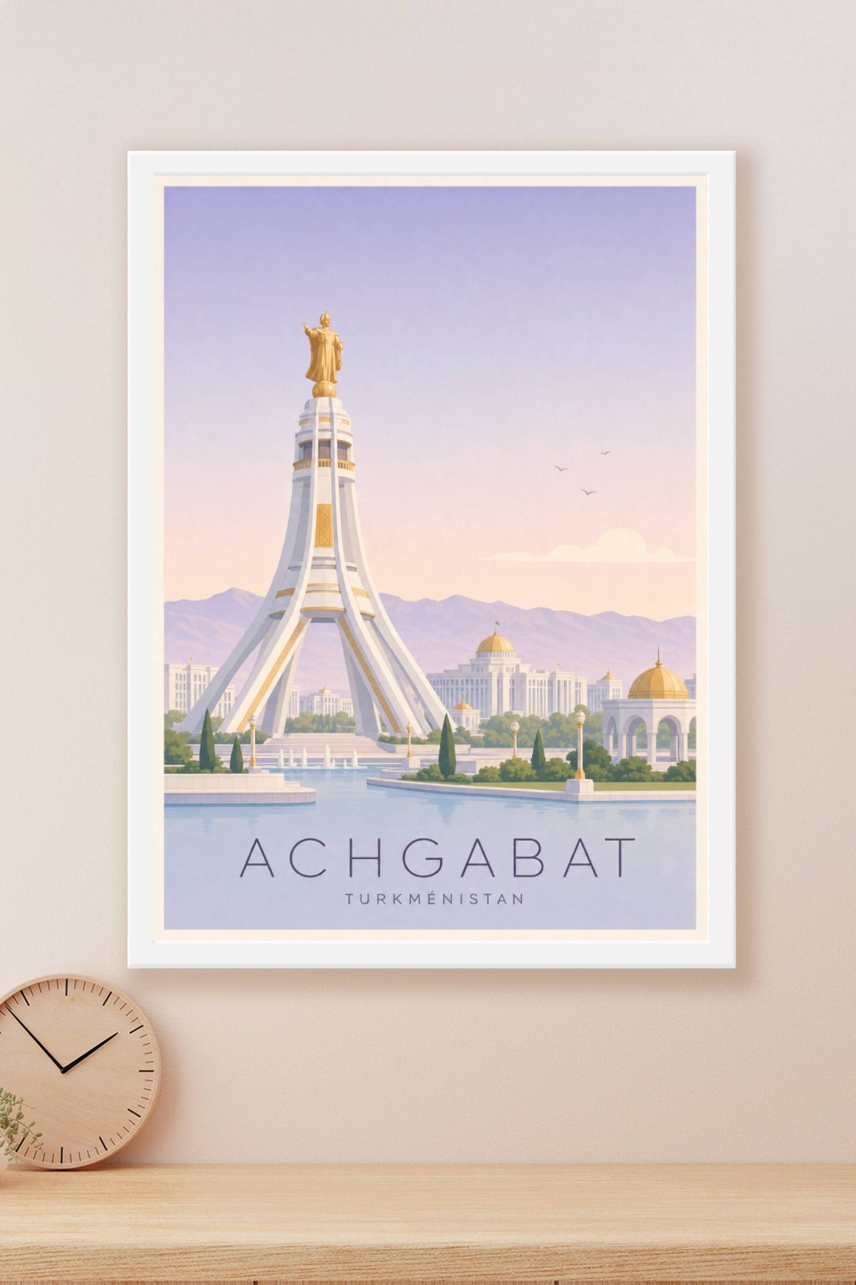 Affiche d'Achgabat - Poster Calme