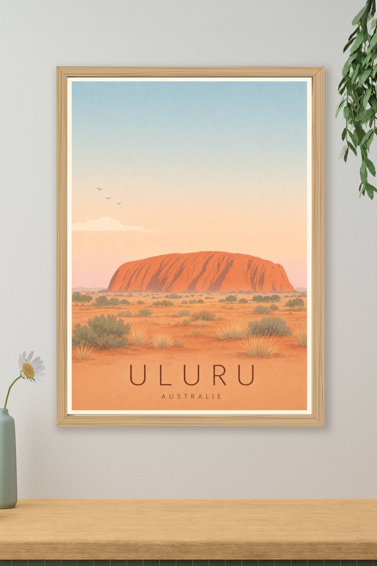 Affiche d'Uluru - Poster Calme