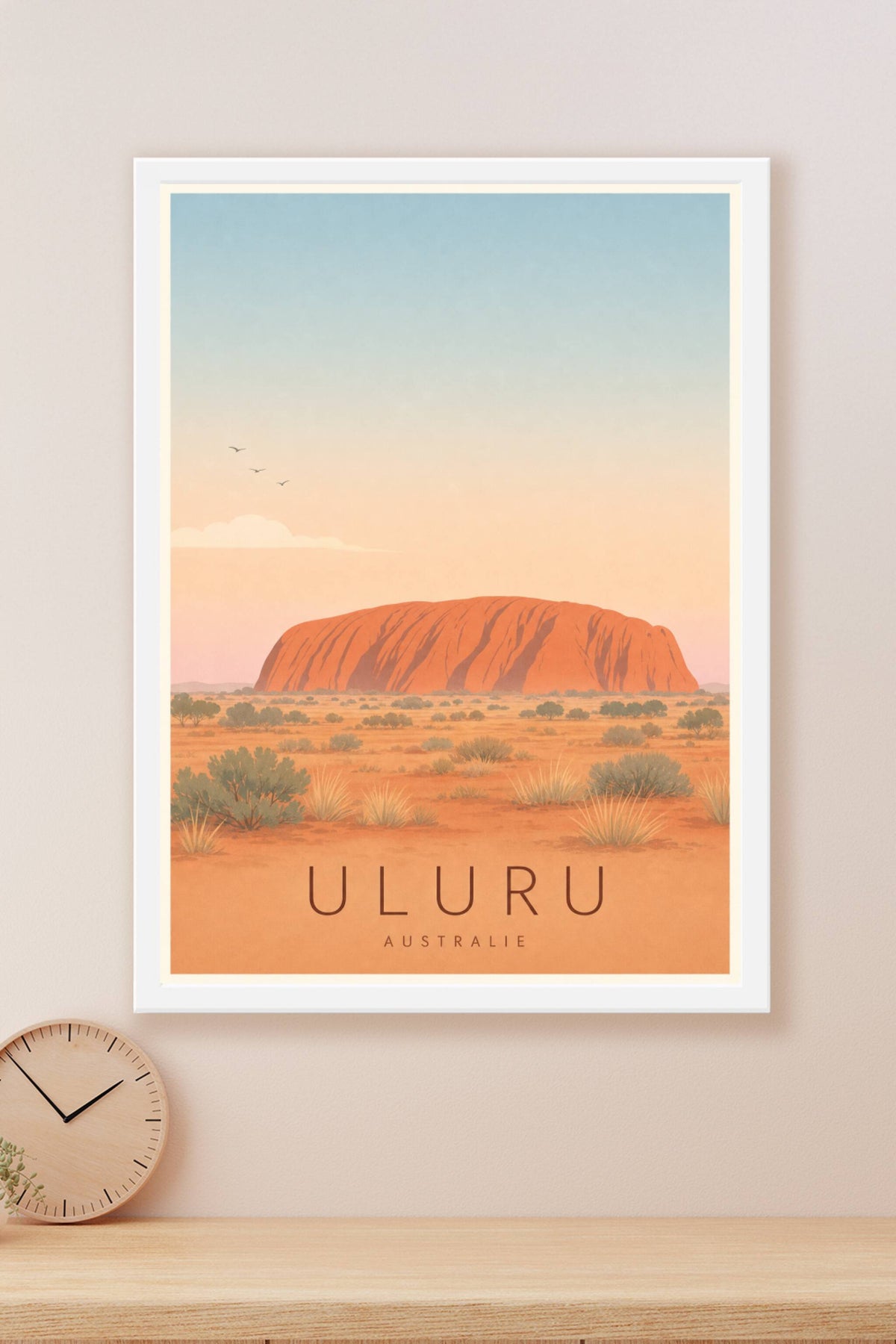 Affiche d'Uluru - Poster Calme