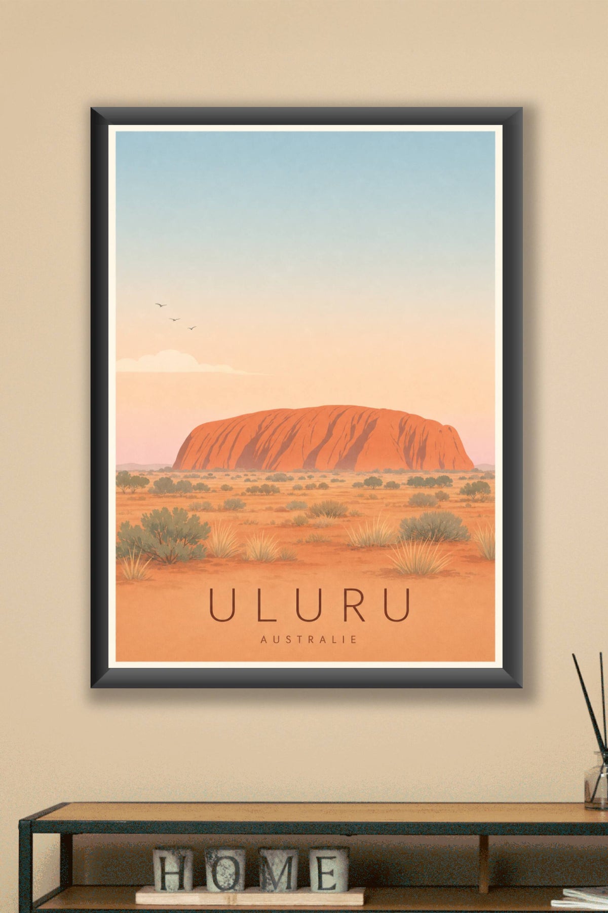 Affiche d'Uluru - Poster Calme