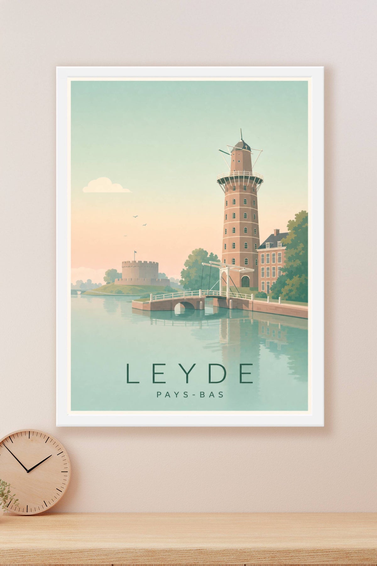 Affiche de Leyde - Poster Calme