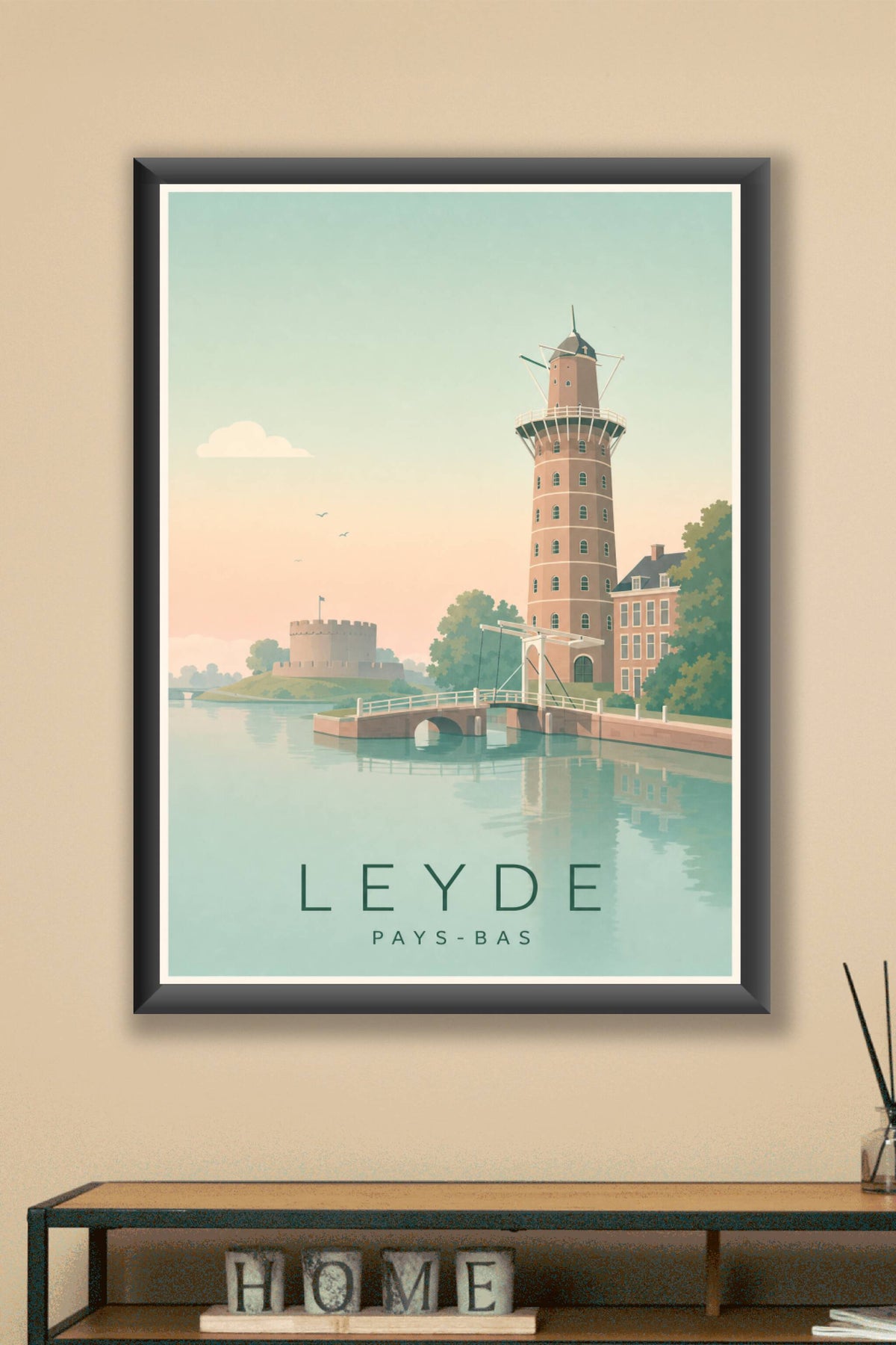 Affiche de Leyde - Poster Calme