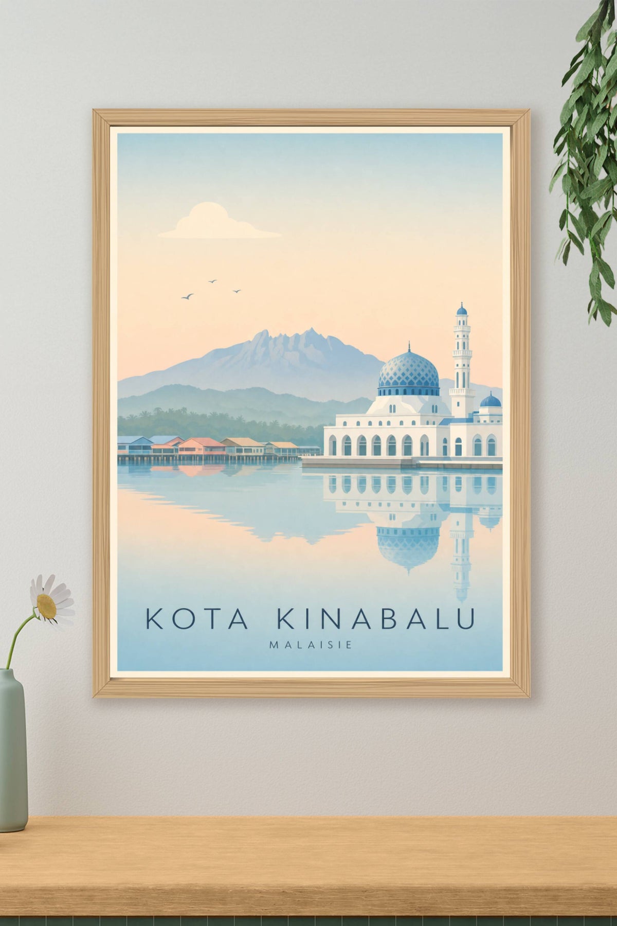 Affiche de Kota Kinabalu - Poster Calme