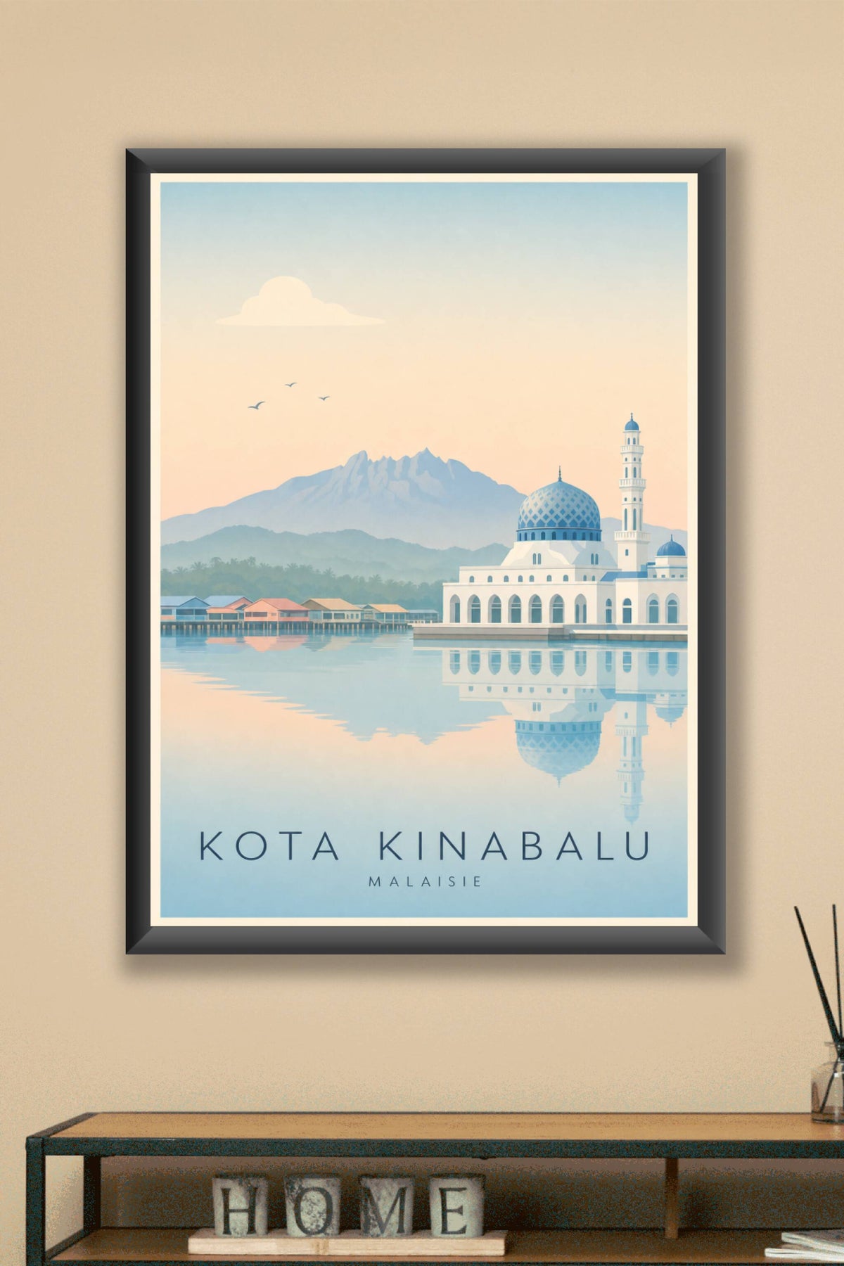 Affiche de Kota Kinabalu - Poster Calme