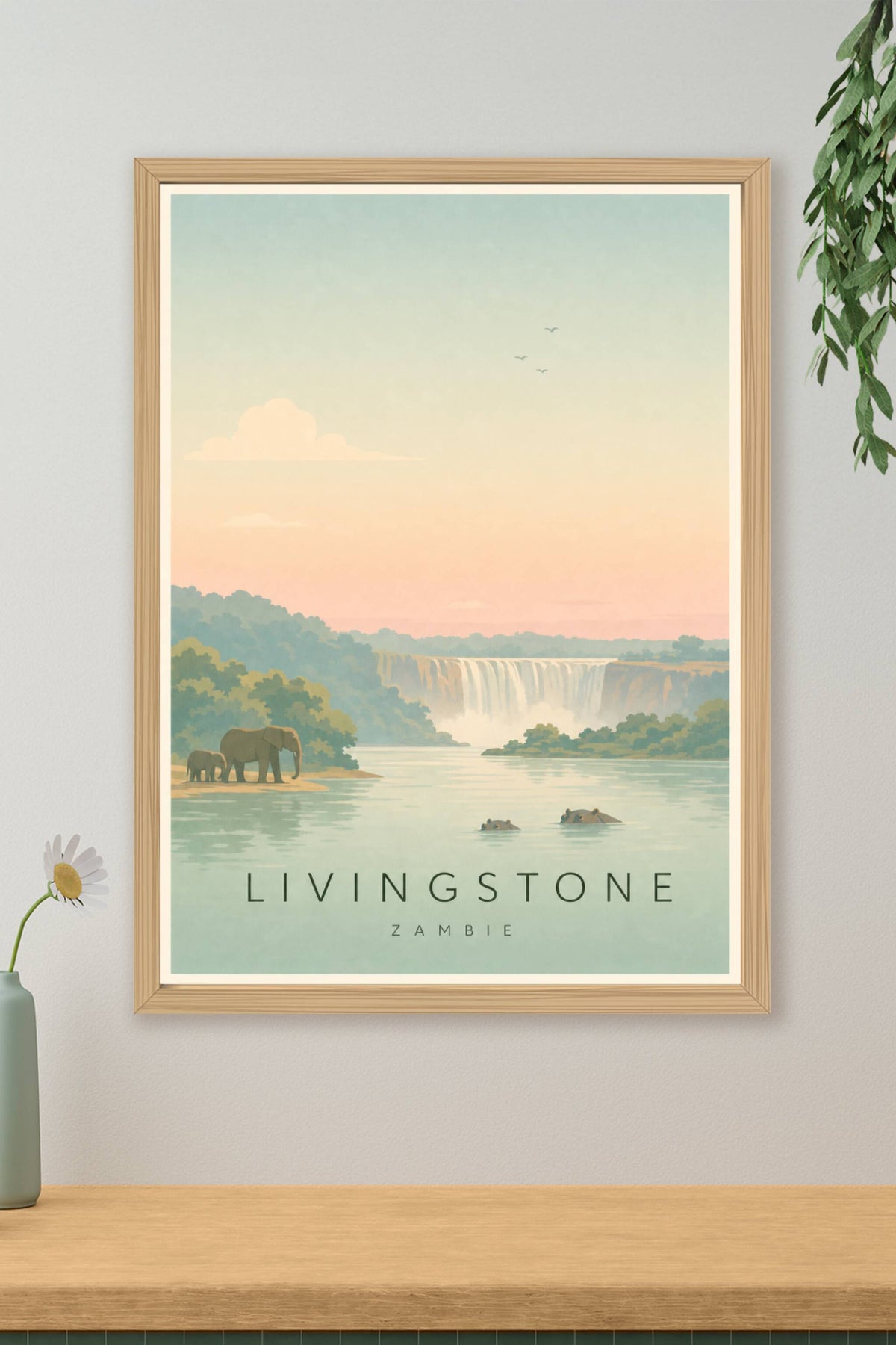 Affiche de Livingstone - Poster Calme