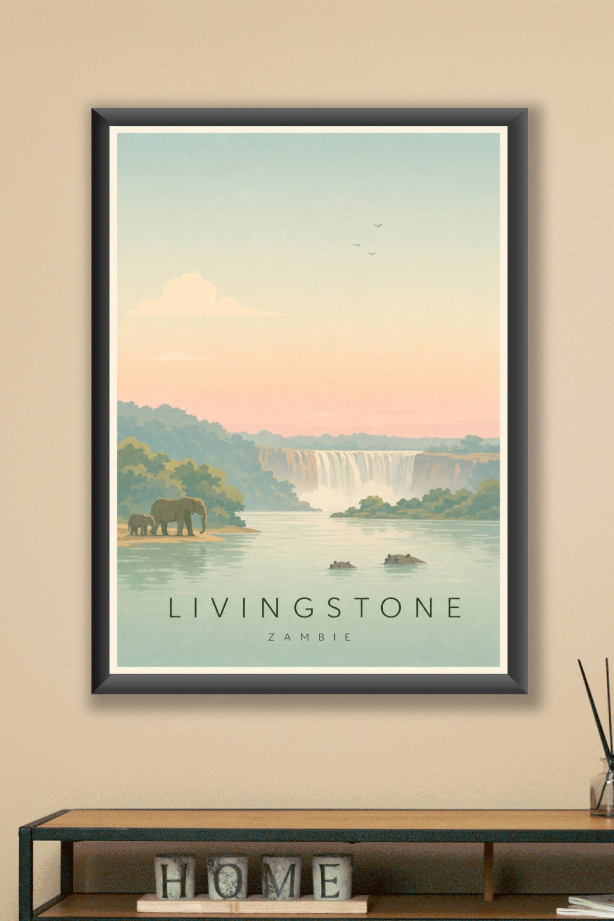 Affiche de Livingstone - Poster Calme