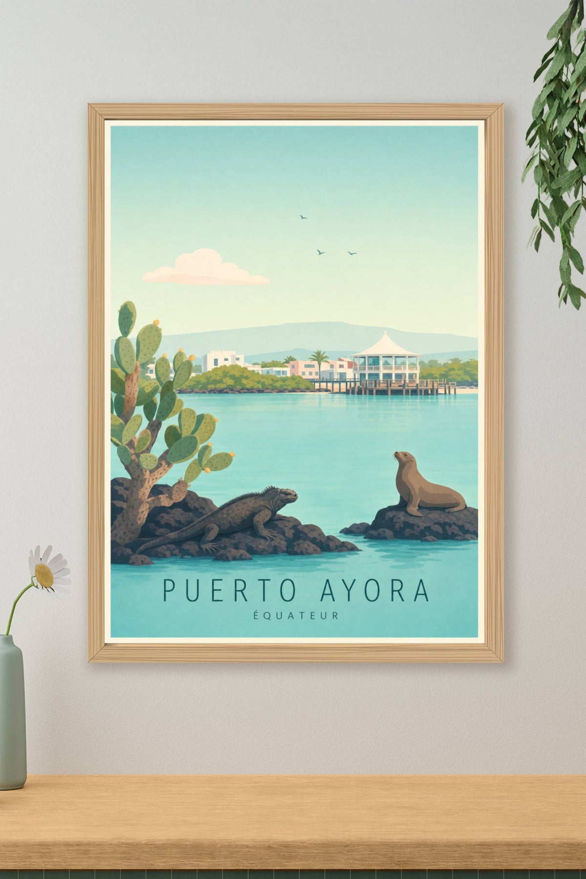 Affiche de Puerto Ayora - Poster Calme