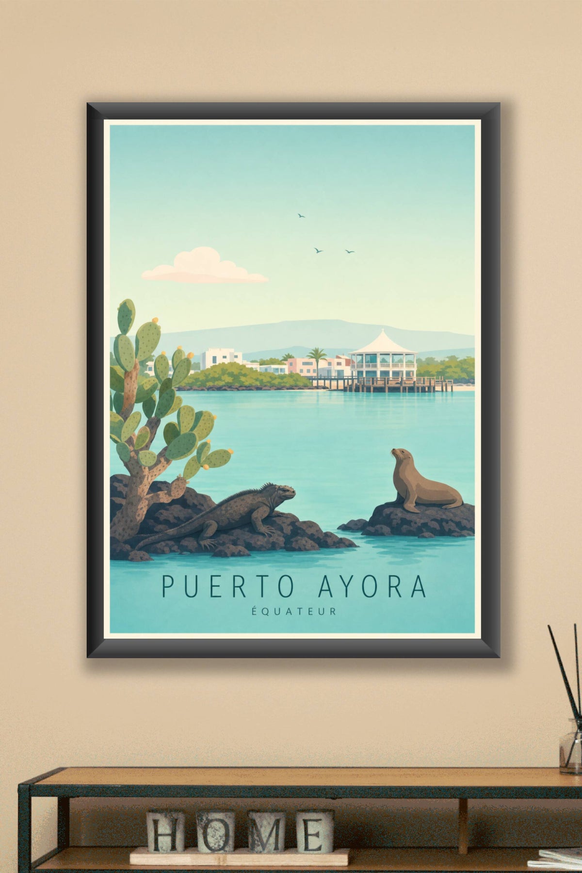 Affiche de Puerto Ayora - Poster Calme