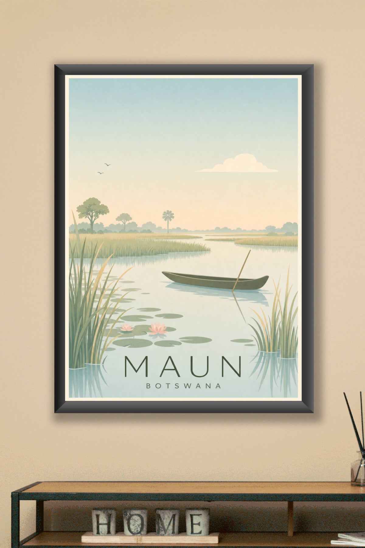 Affiche de Maun - Poster Calme