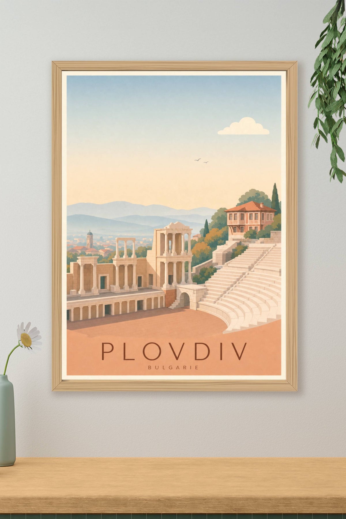 Affiche de Plovdiv - Poster Calme
