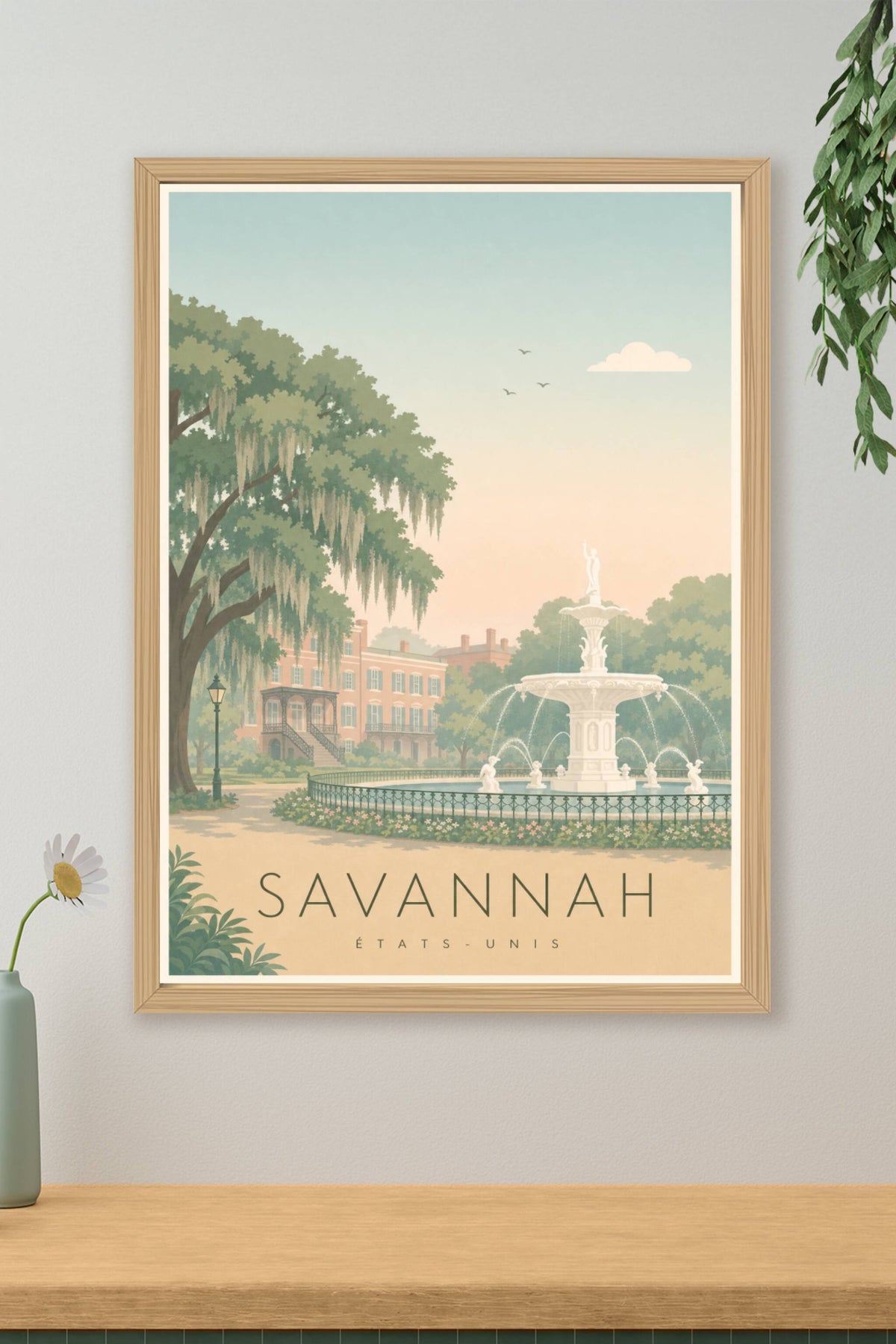 Affiche de Savannah - Poster Calme