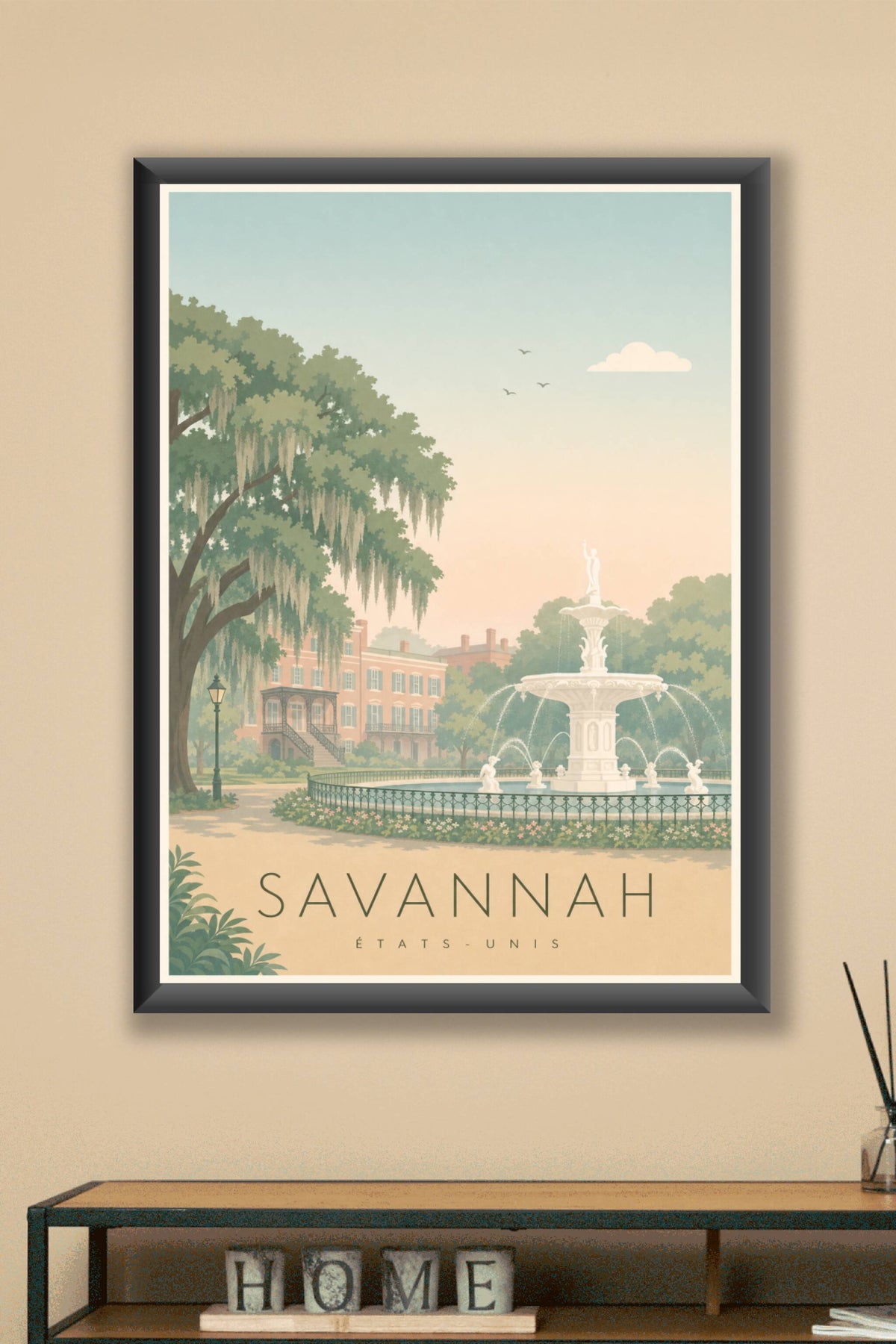 Affiche de Savannah - Poster Calme