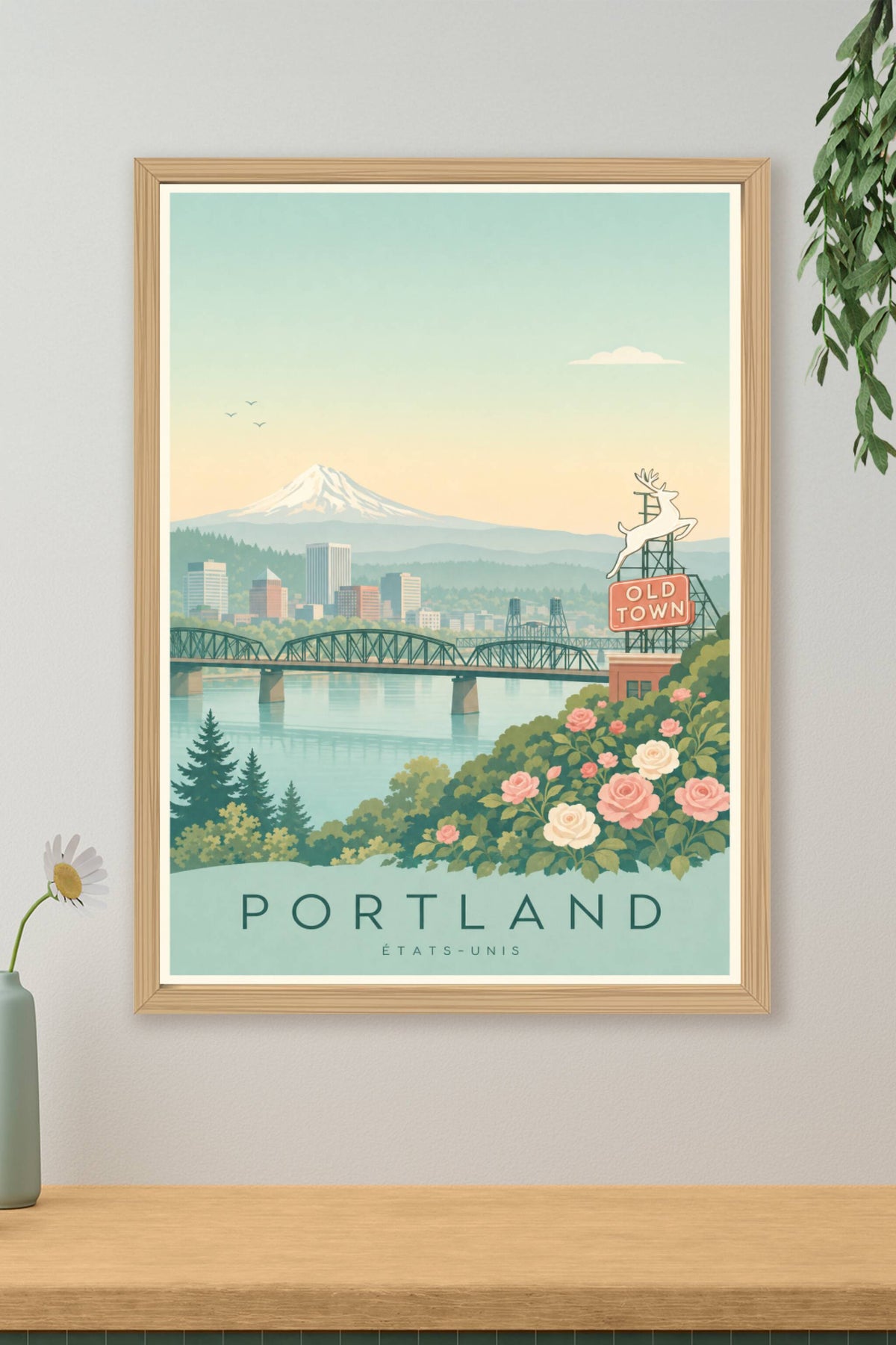 Affiche de Portland - Poster Calme