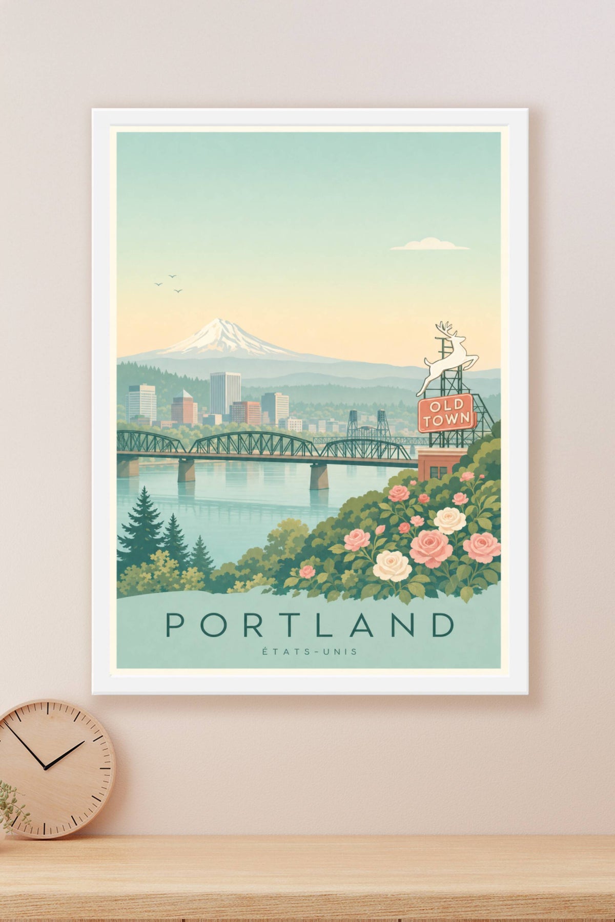 Affiche de Portland - Poster Calme