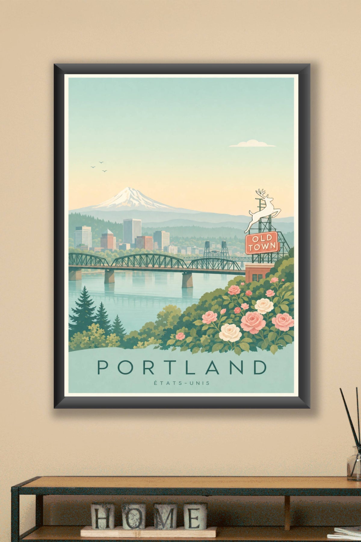 Affiche de Portland - Poster Calme
