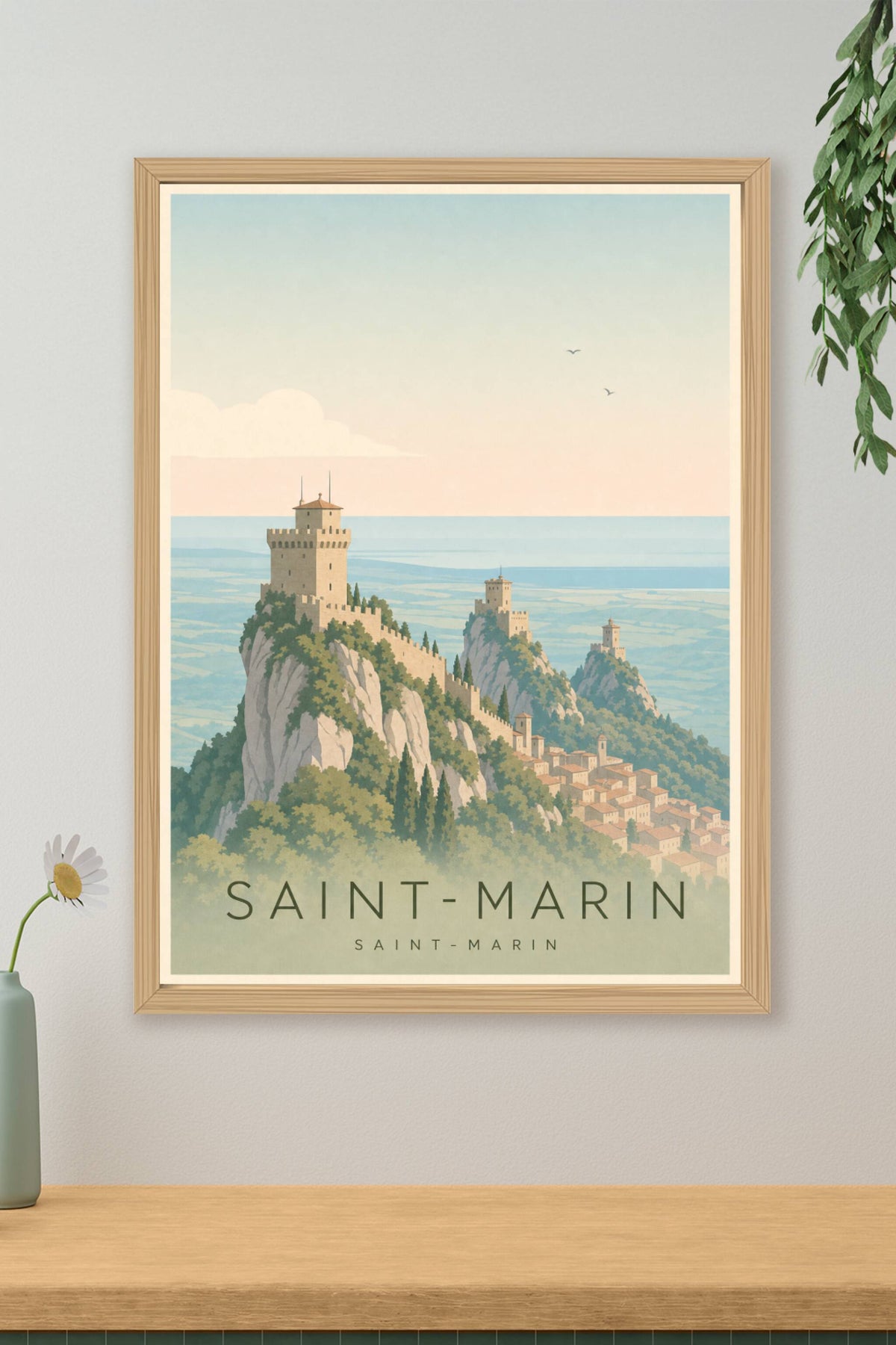 Affiche de Saint-Marin - Poster Calme