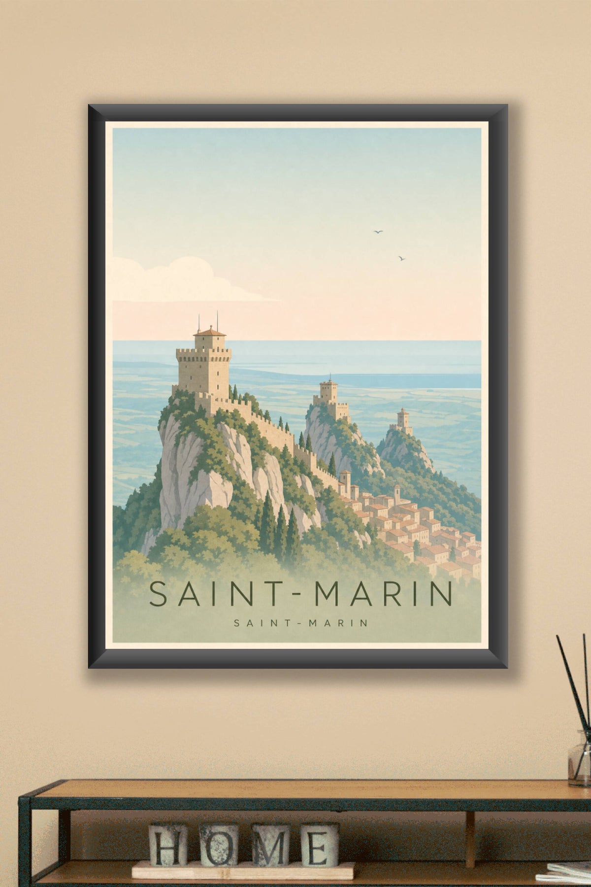 Affiche de Saint-Marin - Poster Calme