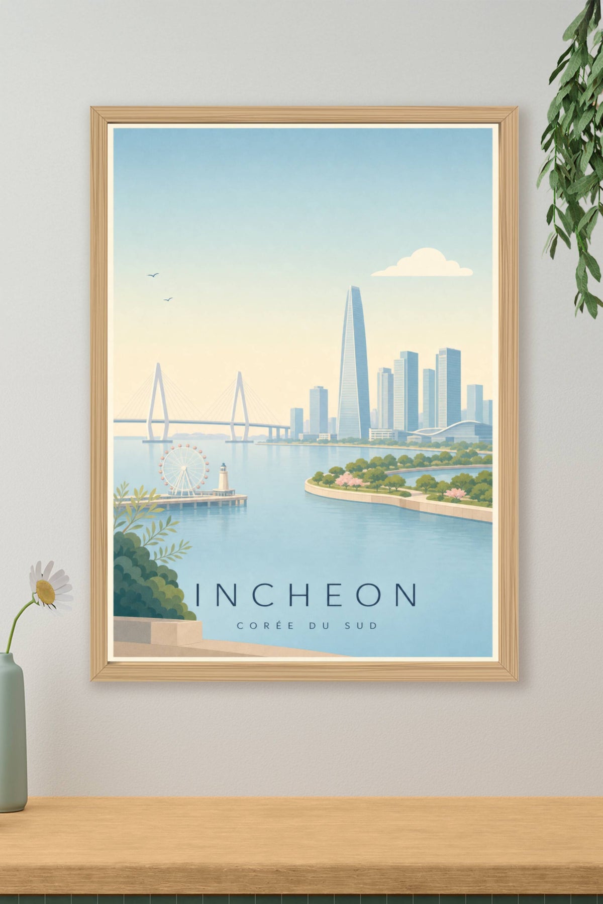 Affiche d'Incheon - Poster Calme